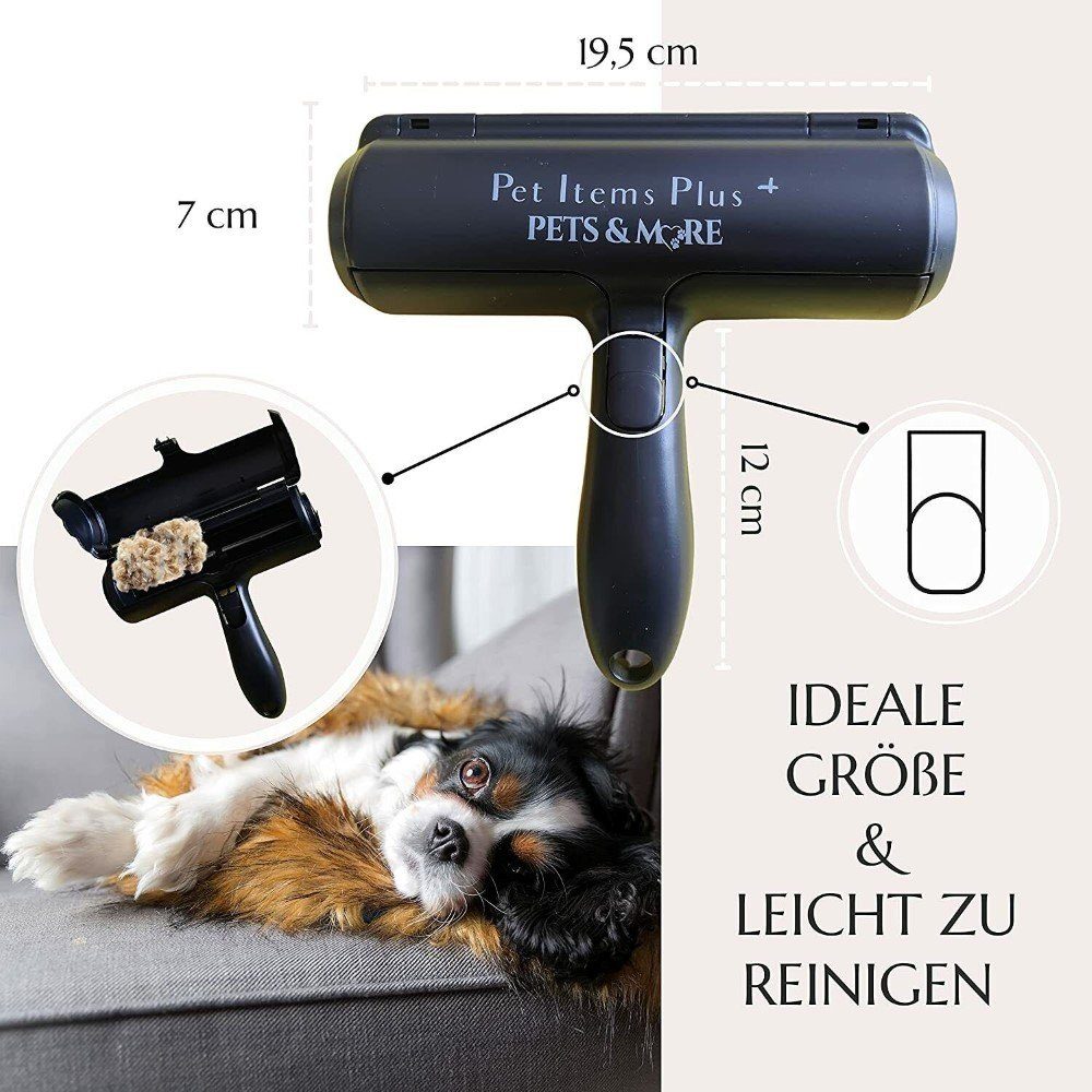 Pets & More Fusselbürste PetClean ProTierhaarZauberFusselrolle, Effizient. Tierfreundlich.