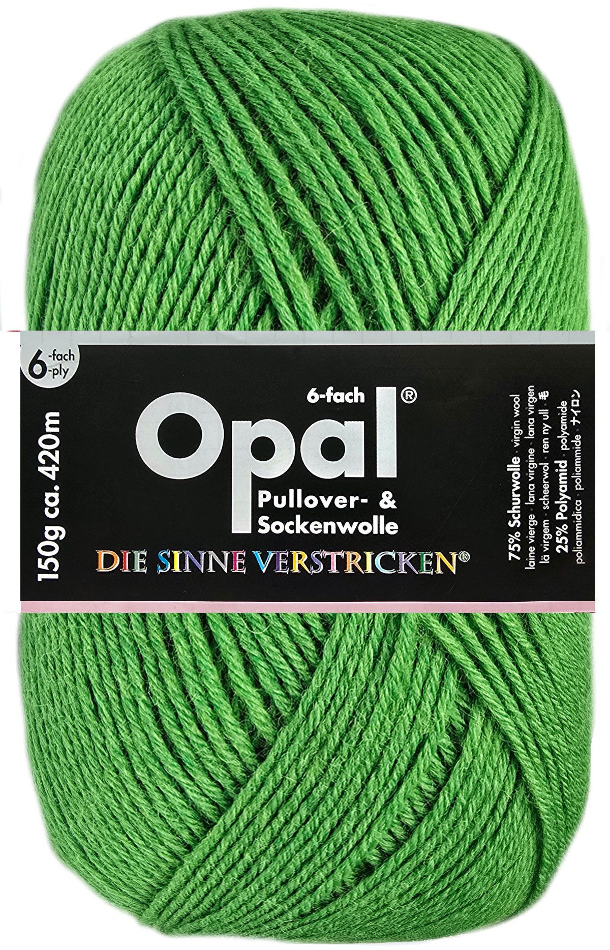 Opal 150 Gramm Opal Sockenwolle 6-fach Farbauswahl Häkelwolle