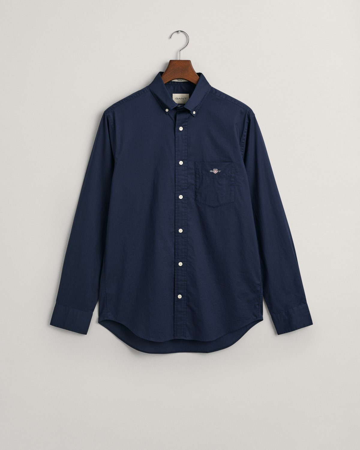 Gant Langarmhemd Regular Fit Popeline Hemd günstig online kaufen