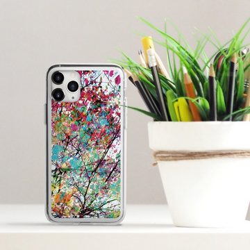 DeinDesign Handyhülle Malerei Blätter Kunst Autumn8, Apple iPhone 11 Pro Max Silikon Hülle Bumper Case Handy Schutzhülle