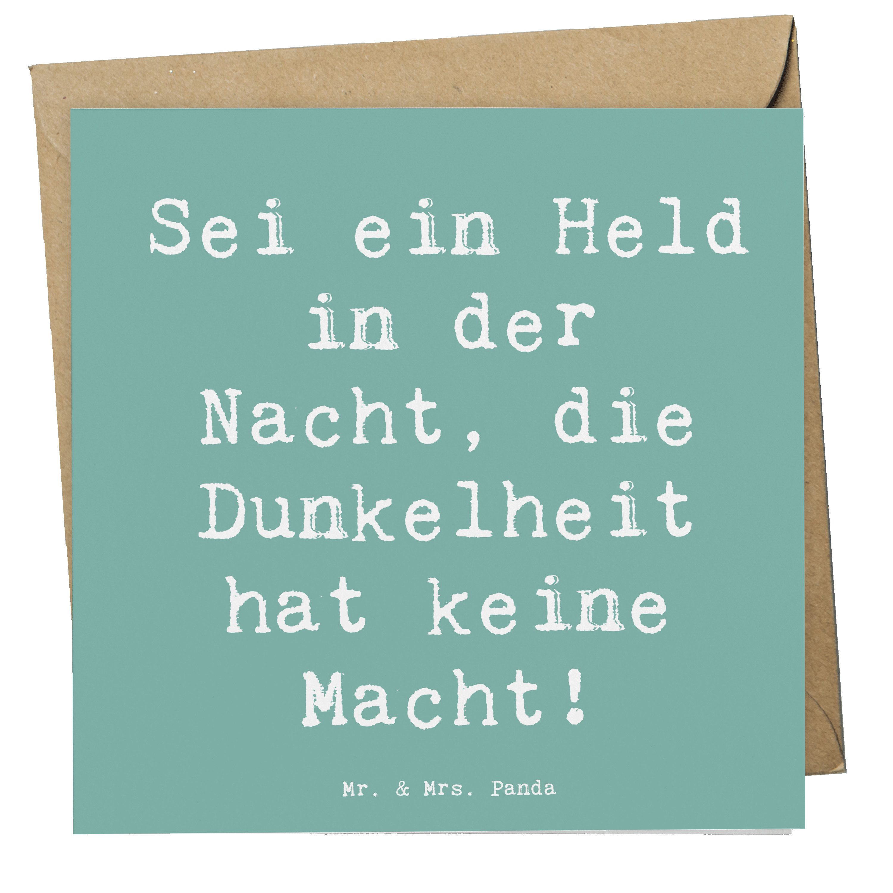 Grußkarte Angst vor Dunkelheit überwinden - Meeresbrise - Geschenk, inspirieren