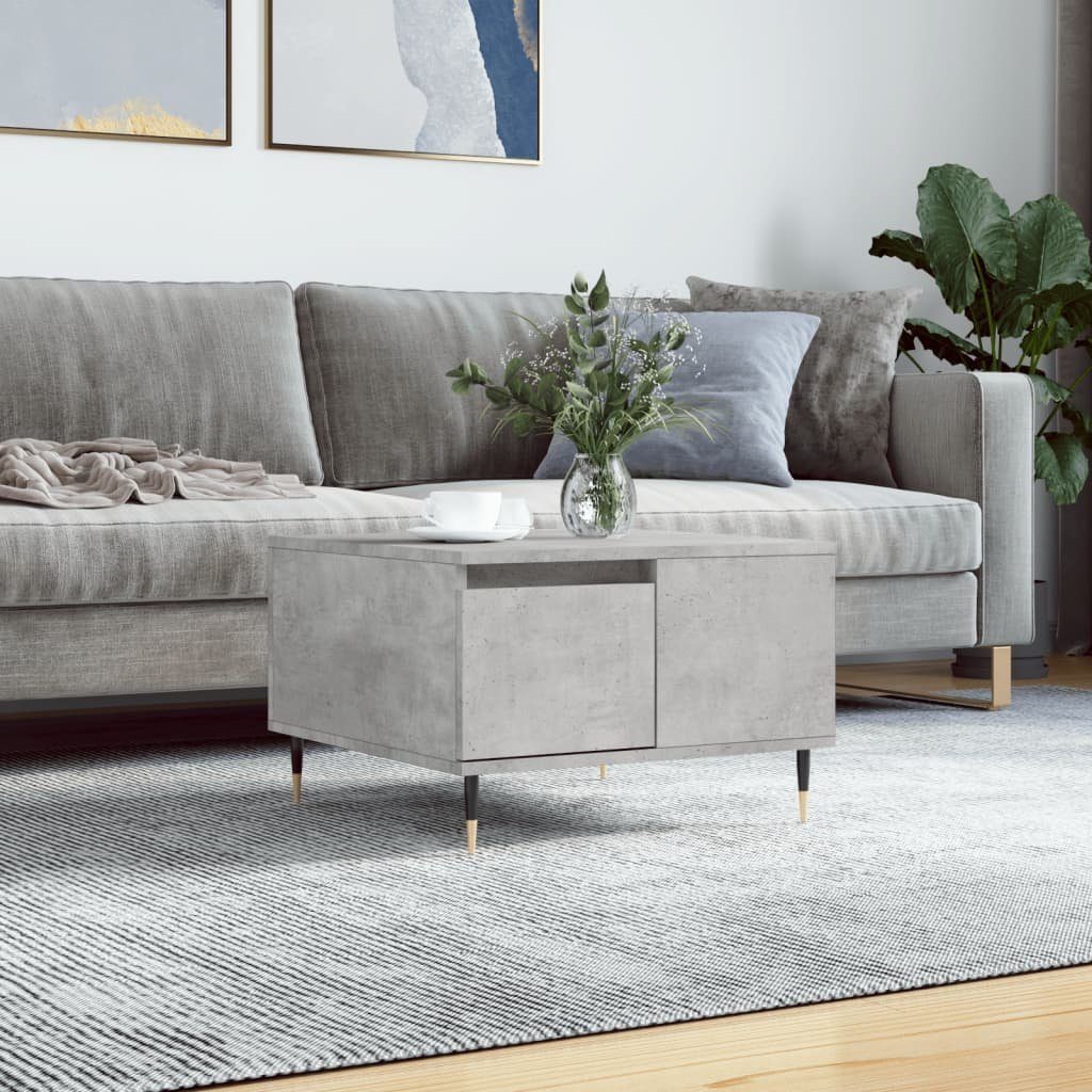 vidaXL Couchtisch Couchtisch Betongrau 55x55x36,5 cm Holzwerkstoff (1-St)