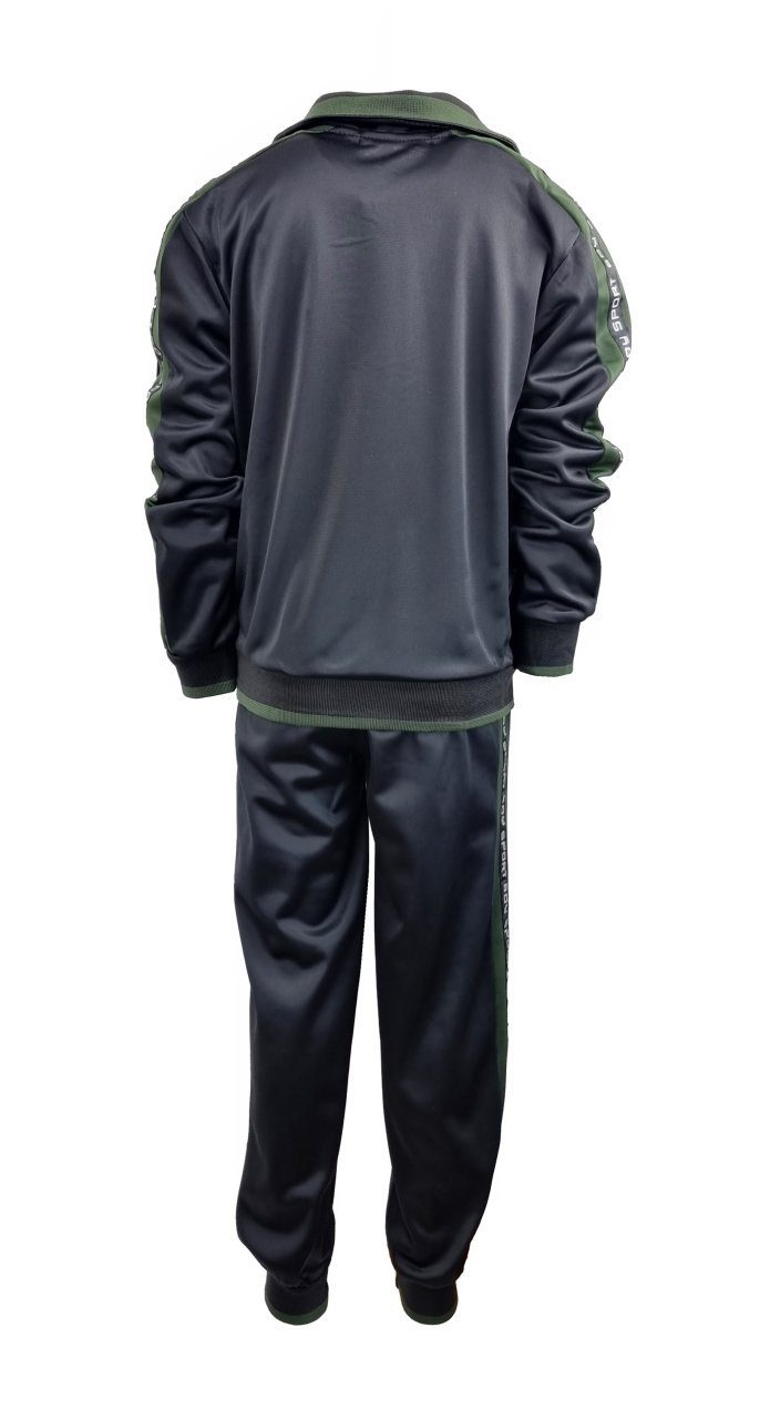 Hessis Jogginganzug Kinder Jungen Trainingsanzug Jogginganzug 3tlg Sportanzug JF60 (Set, mit Jacke, mit T-Shirt, mit Jogginghose)