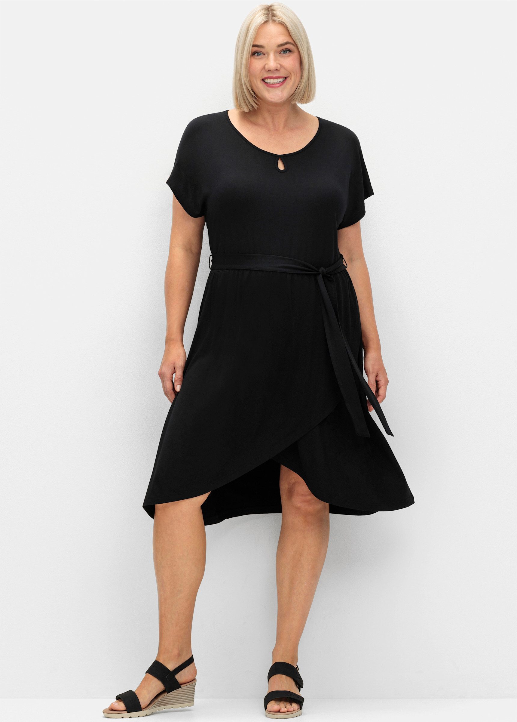 Sheego Jerseykleid Jerseykleid Kurzarm günstig online kaufen
