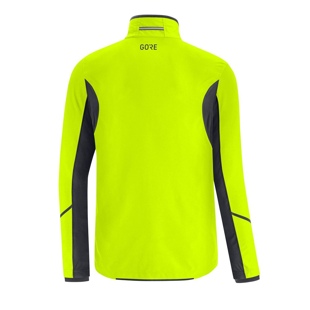 GORE® Wear Laufjacke Gore Wear R3 GTX Partial Jacket Neon Yellow Black