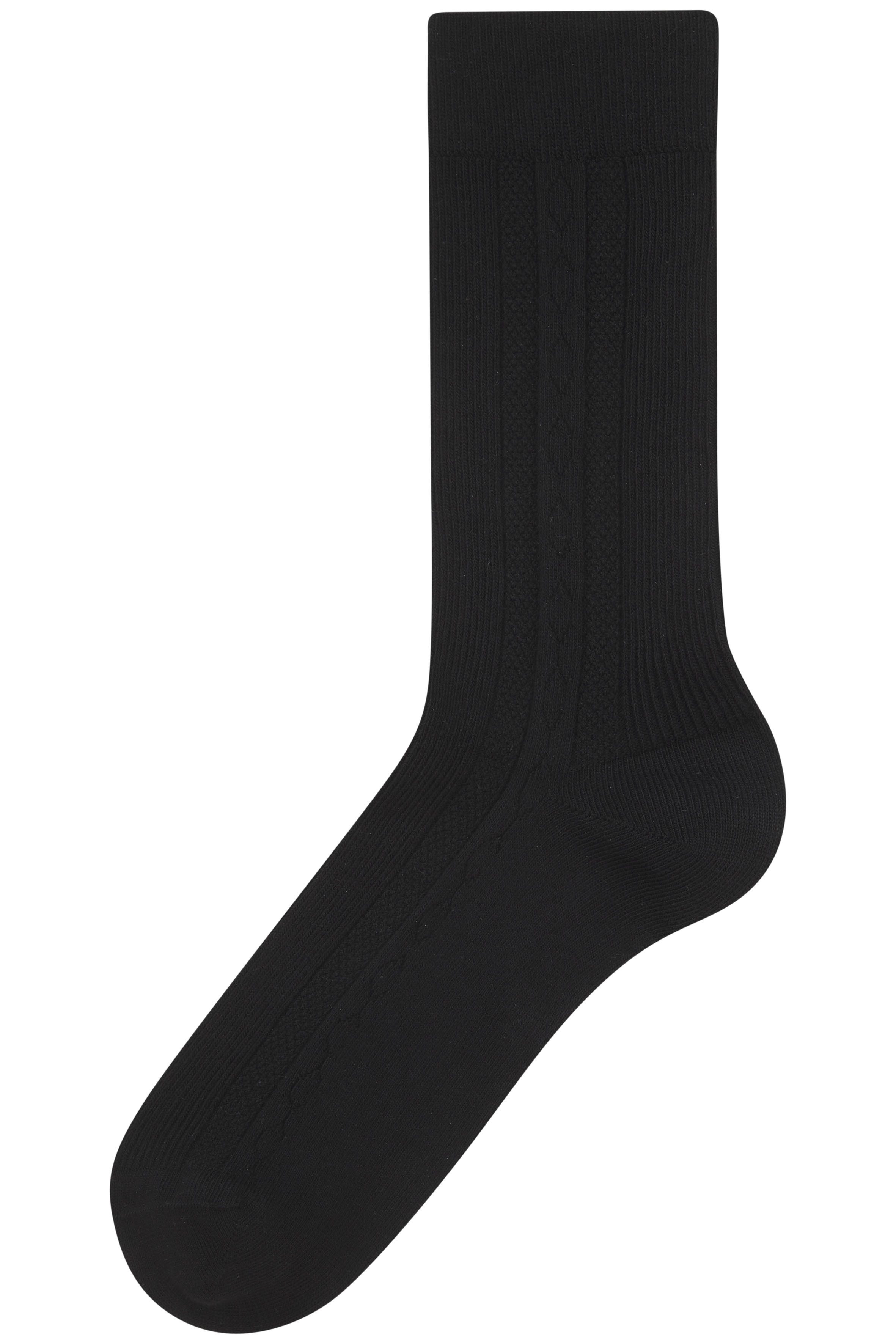 H.I.S Businesssocken Klassische Herren, Männersocken, unifarben, ohne drückende Naht (Packung, 5-Paar, Anzugsocken) mit dezent eingestrickten Designs – Bild 5 von 5