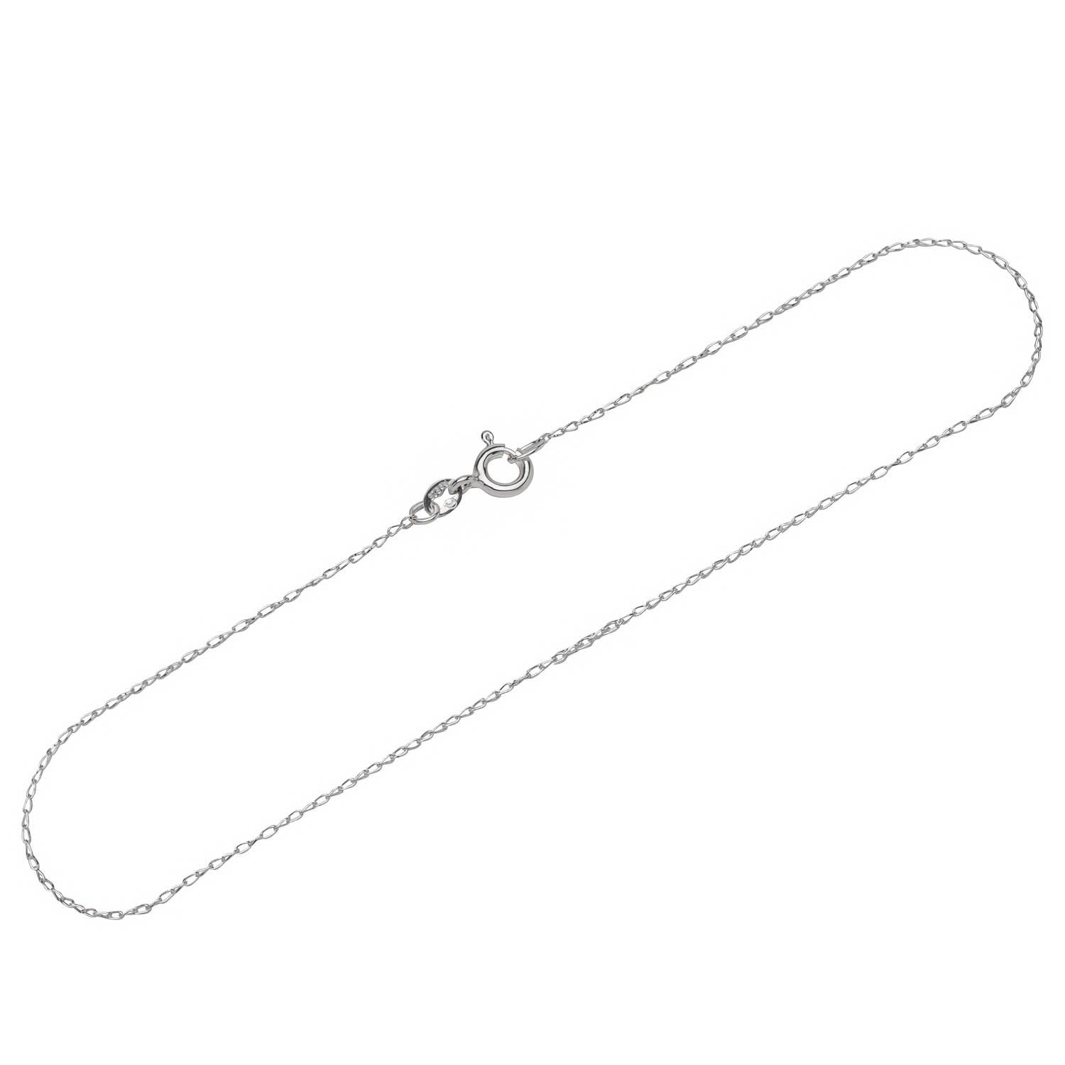 Fußkette Fusskette 925 Sterling Silber 26cm Panzerkette 6fa