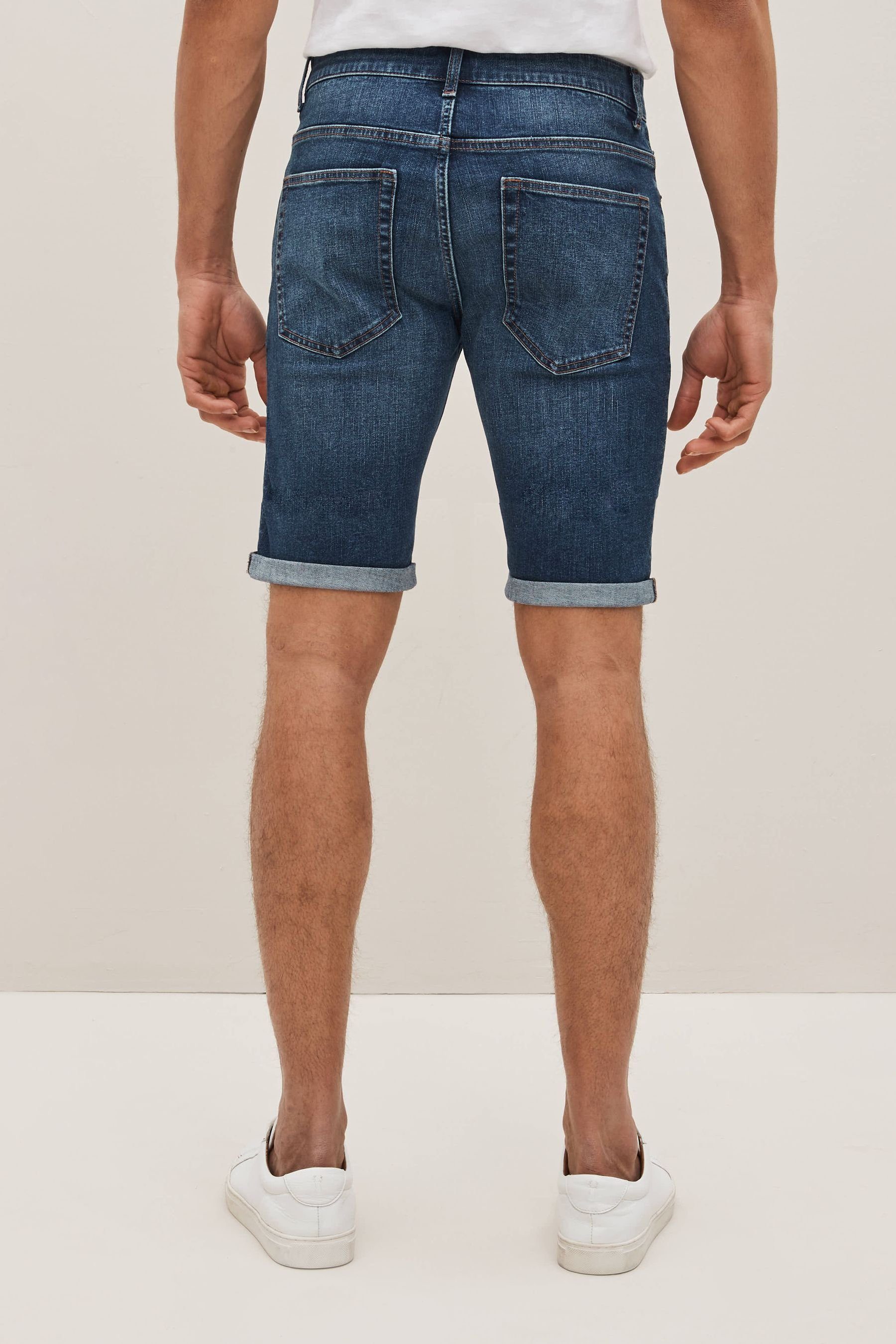 Next Jeansshorts Skinny Fit Jeansshorts mit günstig online kaufen