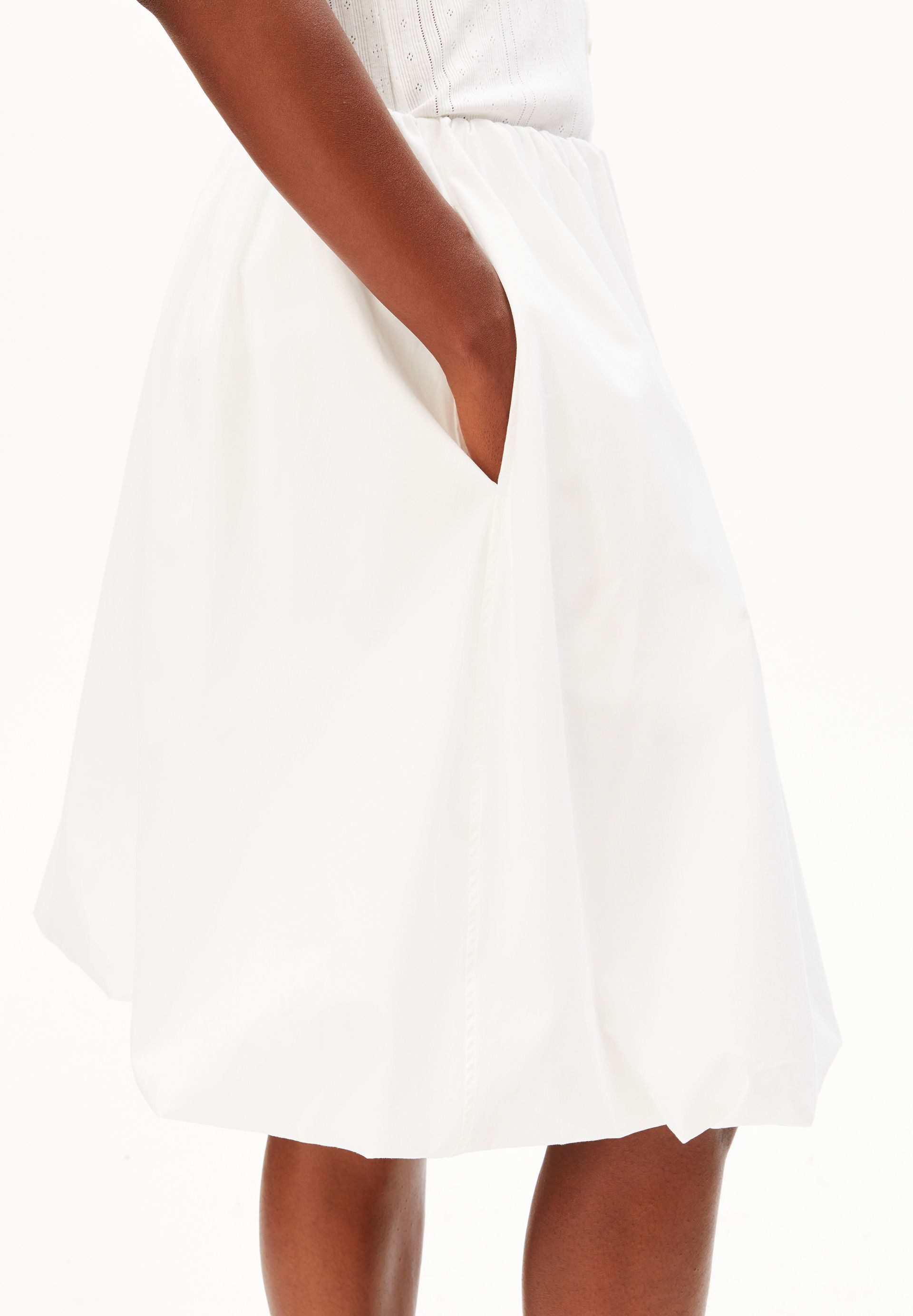 Armedangels Jerseyrock BALLOON 100% Bio-Baumwolle (Loose Fit) Knielang