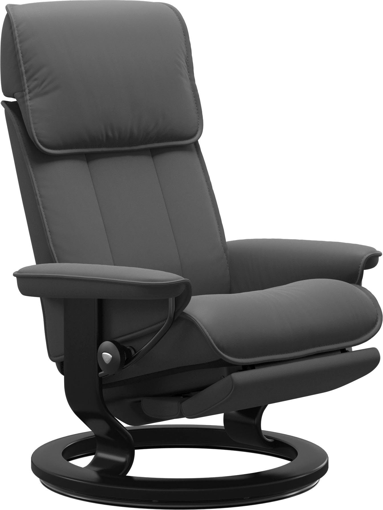 Stressless® Relaxsessel Admiral, verstellbar, optional 2-motorisch, Größe M & L, Gestell Schwarz