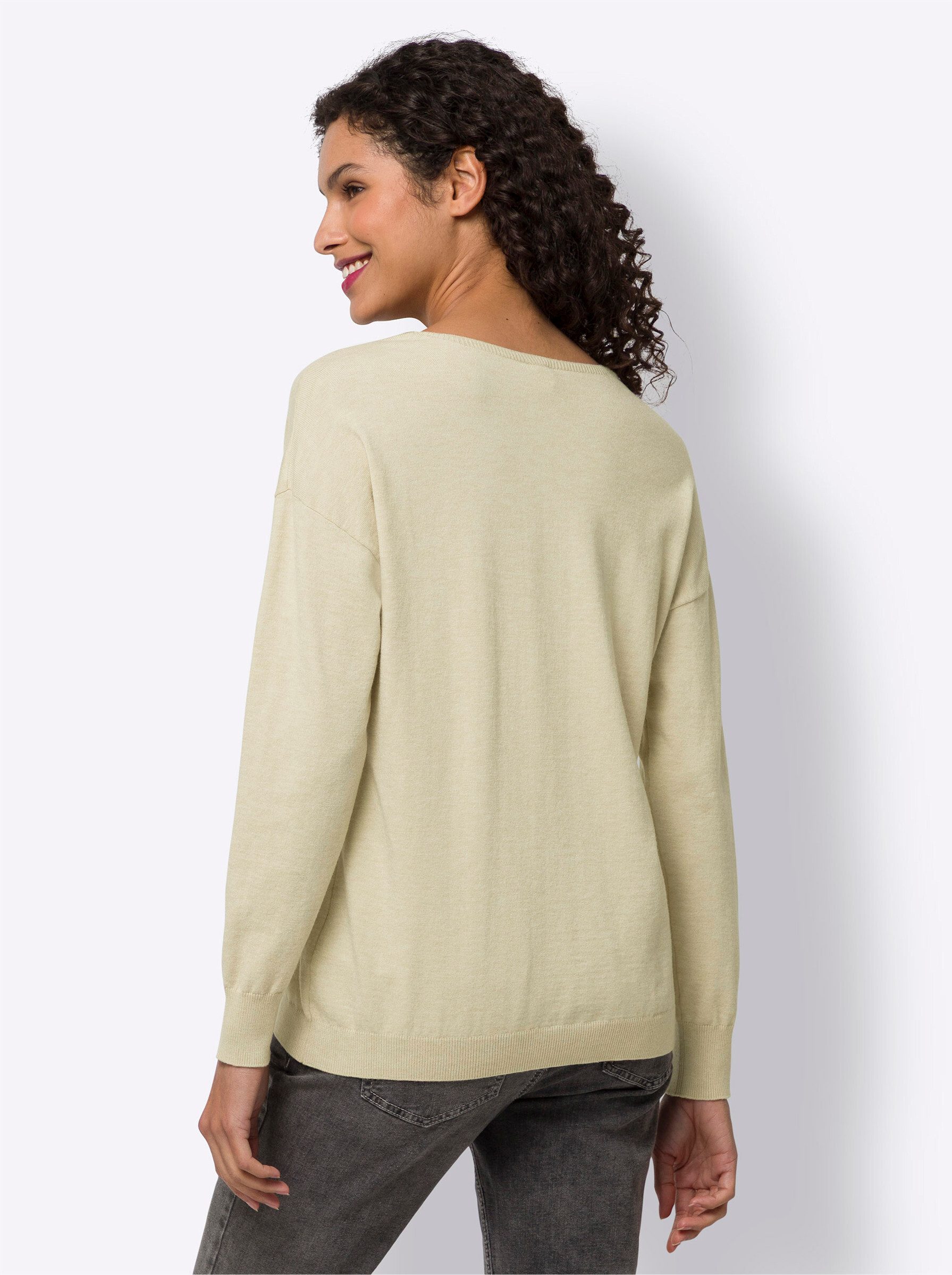 heine Strickpullover Pullover Langarm Feinstrick günstig online kaufen