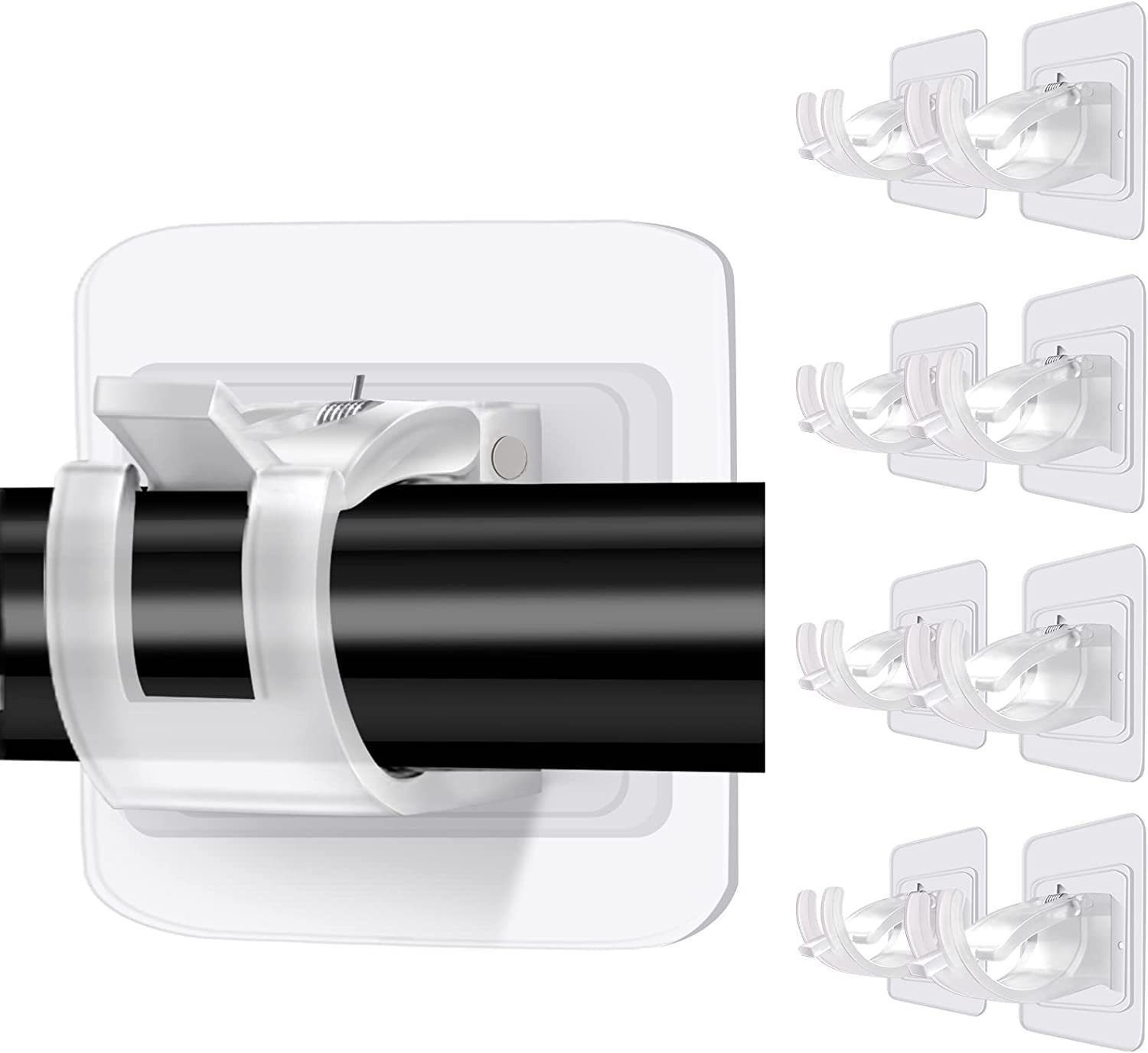 Blusmart Gardinenstangenhalter Gardinenstangenhalterung Kein Bohren erforde günstig online kaufen