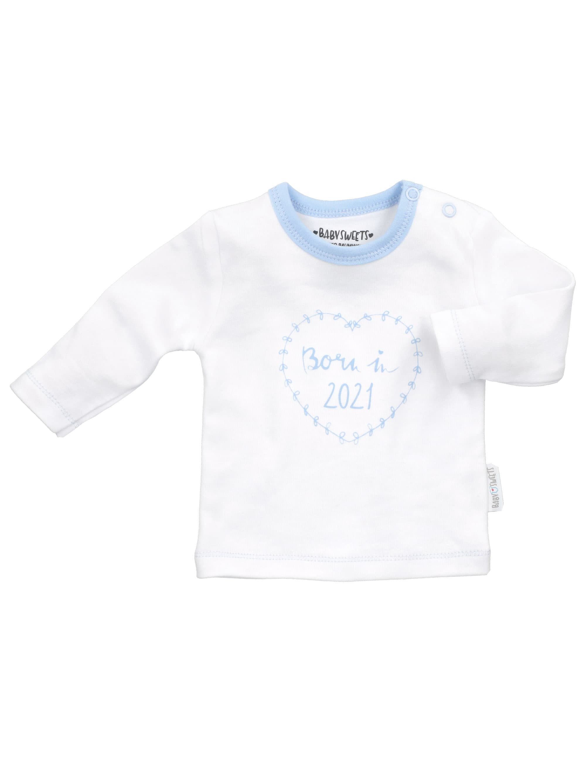Baby Sweets Shirt, Strampler, Jäckchen, Mütze & Schühchen »2tlg Set  Strampler + Shirt Born in 2021« (1-tlg) online kaufen | OTTO