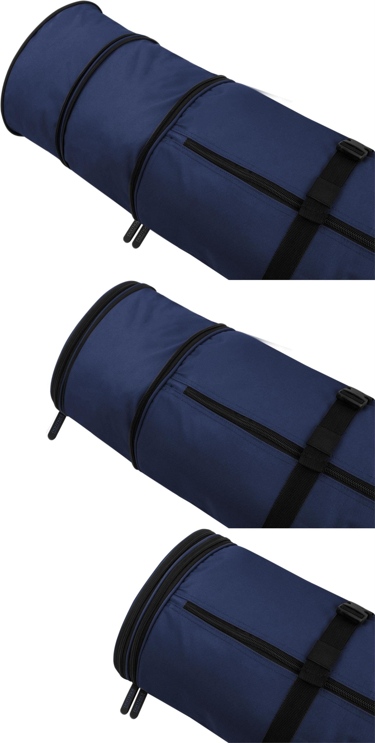 Transporttasche Skitasche 190 Run Längenverstellbar für Navy cm 160/190, von Skihülle bis Skier normani - Aufbewahrungstasche Skitasche und 160 cm Sporttasche Skistöcke Glacier