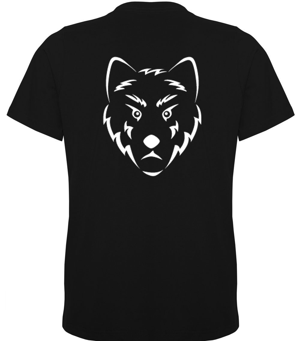G-graphics T-Shirt Rotkäppchen & der böse Wolf (Partner- / Paar-Set, Einzelteile zum selbst zusammenstellen) Aufdruck auf der Vorder- oder Rückseiteseite wählbar