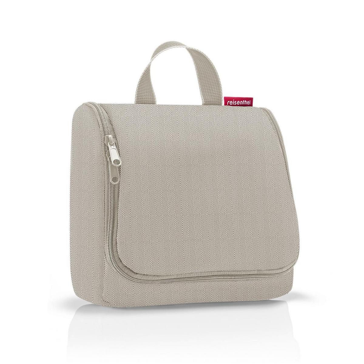 REISENTHEL® Kulturbeutel toiletbag herringbone sand, toiletbag günstig online kaufen