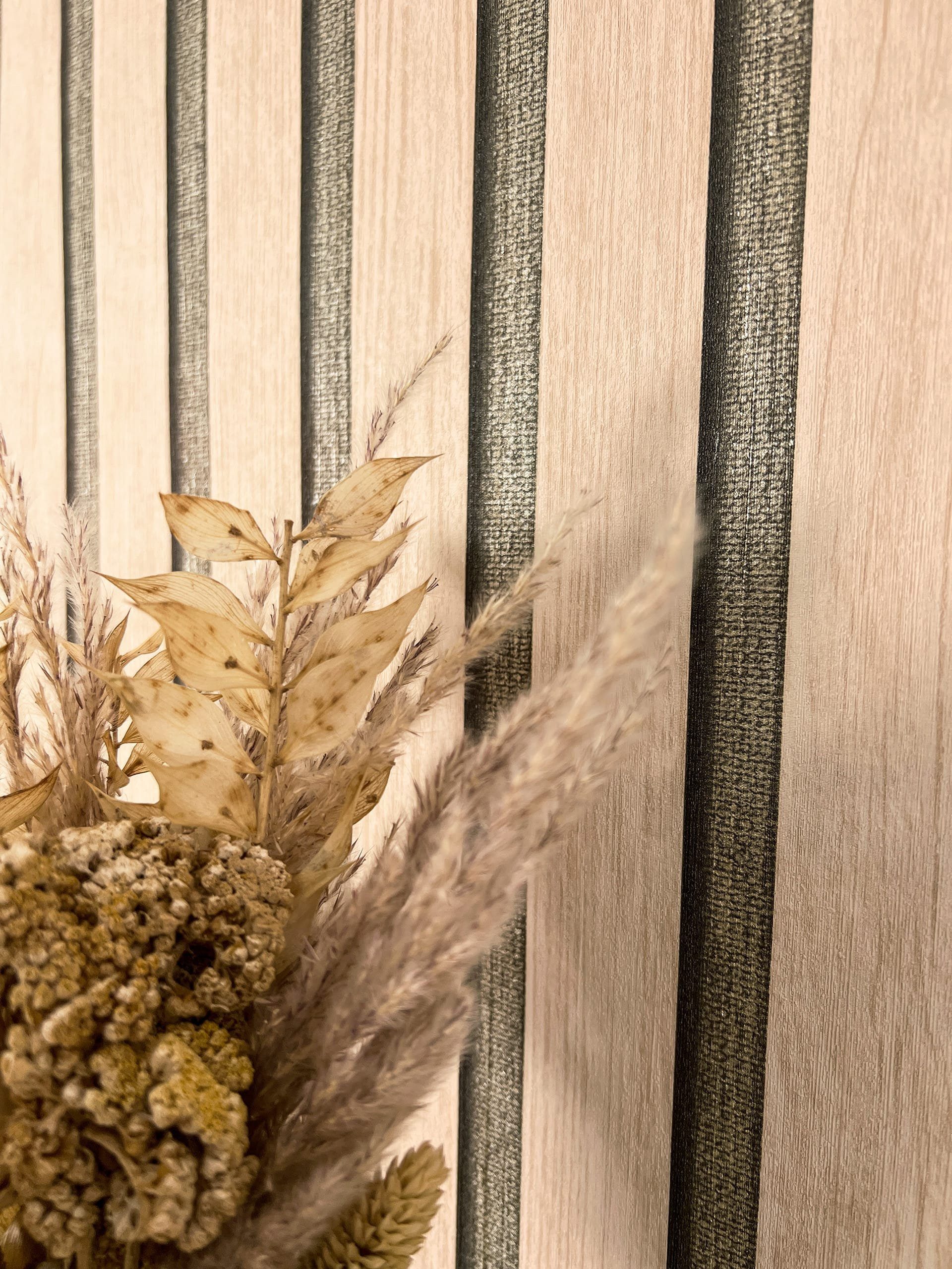 Newroom Vliestapete Berrin Beige Tapete Mustertapete Holzpaneele, Wandpanee günstig online kaufen
