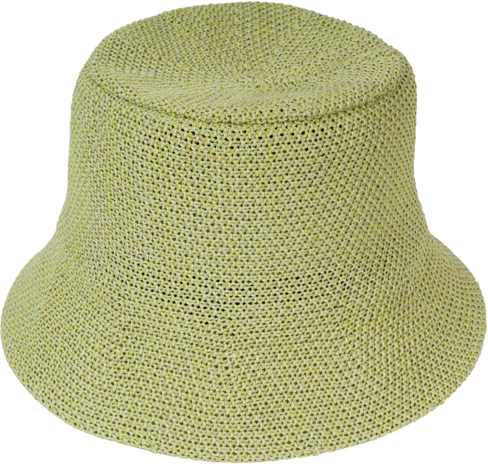 styleBREAKER Fischerhut Fischerhut aus Papierstroh - Knautschhut (1-St)