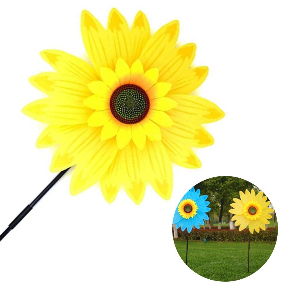 Deko-Windrad Windmühle Jormftte Sonnenblume Blume,dekorative