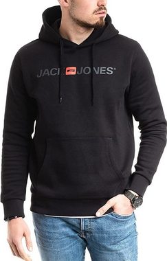 Jack & Jones Kapuzensweatshirt (Spar-Set, 3er Pack) mit Kapuze, Kängurutasche, Printdruck