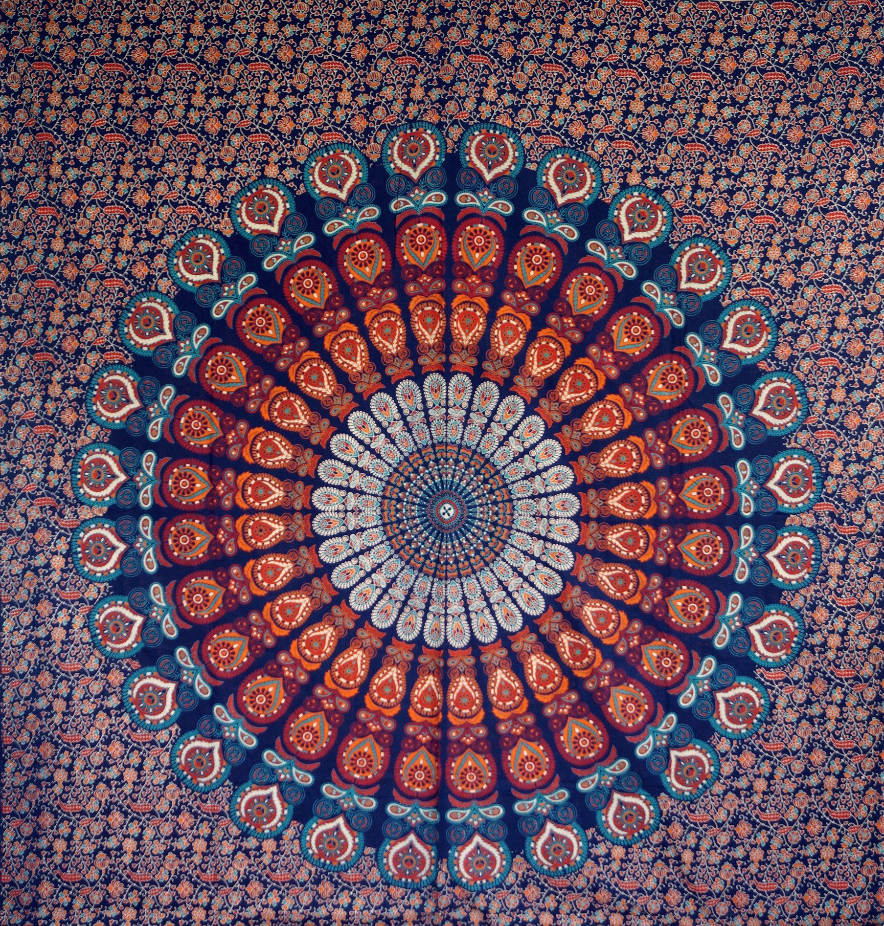 Boho-Style Wandbehang, Tagesdecke.., Guru-Shop Tagesdecke indische