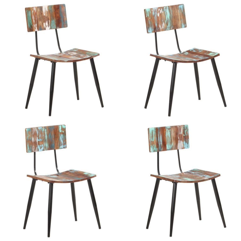 furnicato Esszimmerstuhl Antik-Stil Esszimmerstuhl-Set 42x37x82 cm, Mehrfarbig (4 St)