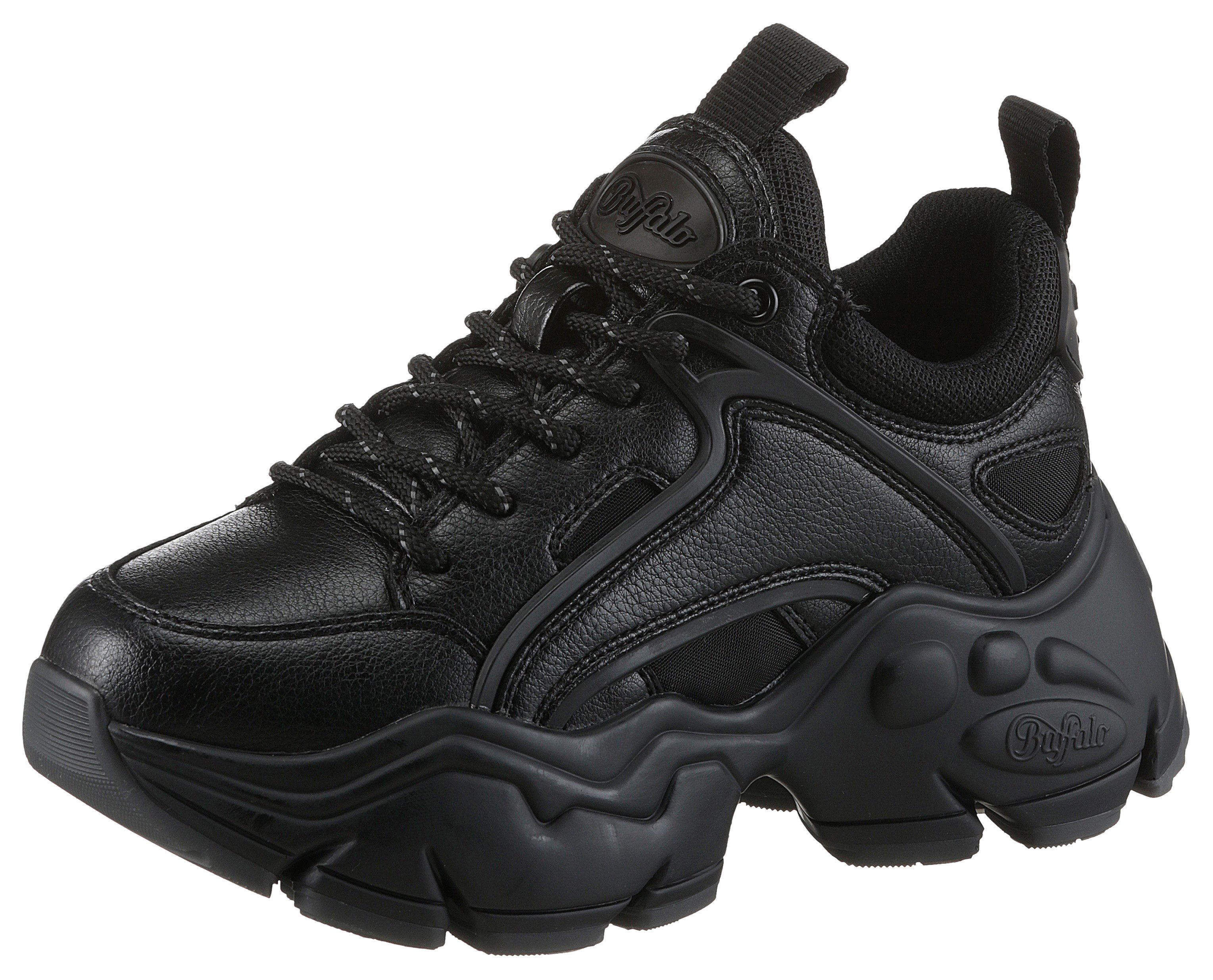 Buffalo BINARY Sneaker in monochromer Optik, Freizeitschuh, Halbschuh, Schn günstig online kaufen