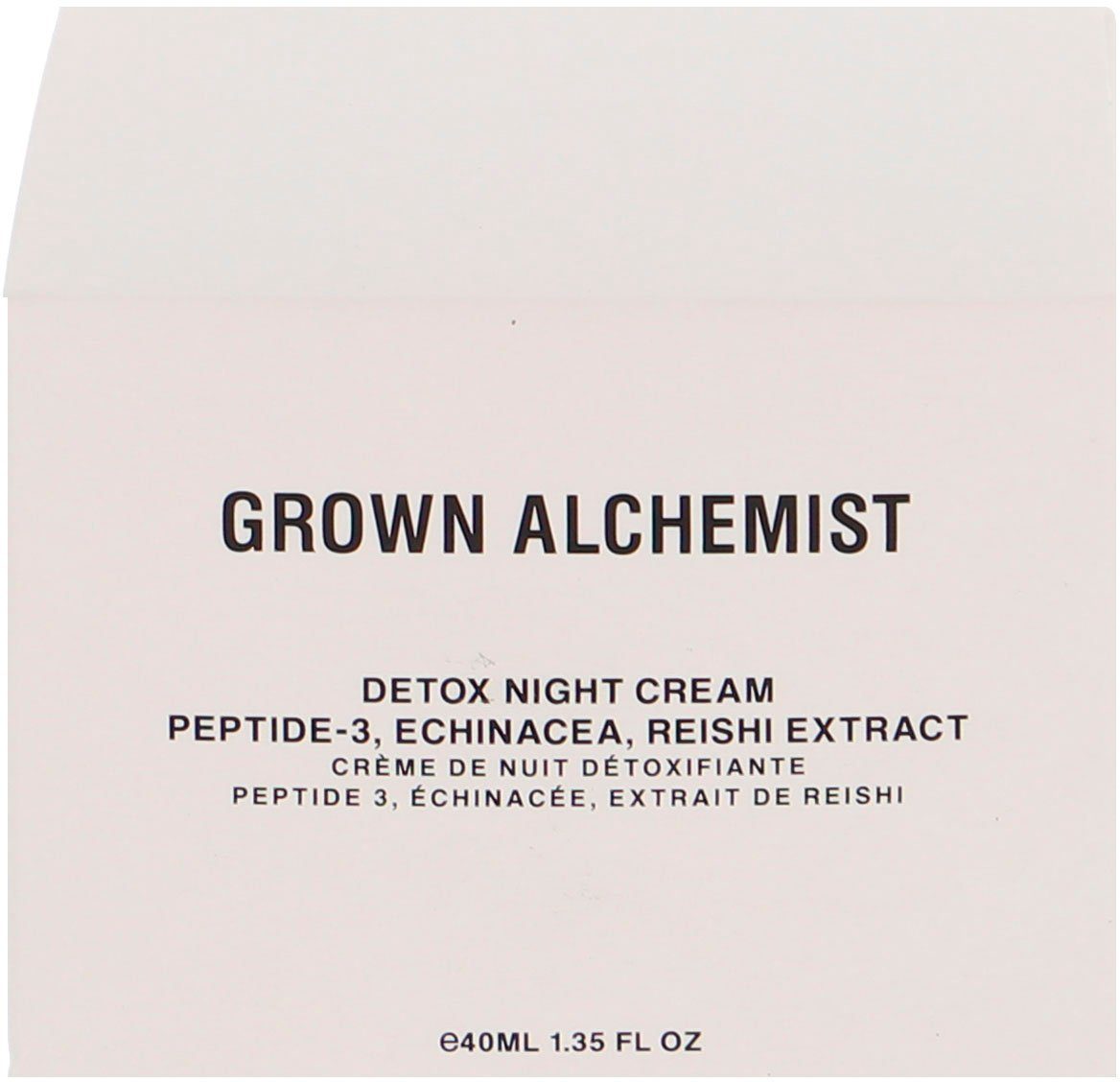 Extract Echinacea, Nachtcreme Night GROWN Reishi Cream, Peptide-3, ALCHEMIST Detox