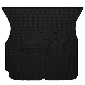 AZUGA Kofferraummatte Gummi Kofferraummatte passend für Tesla Model X ab 2015 (5-Sitzer), für Tesla Model X SUV