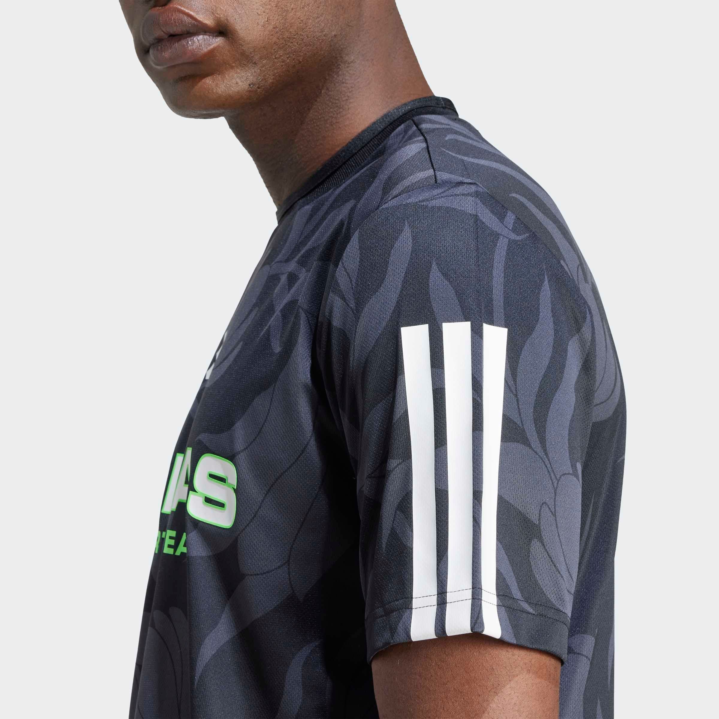 adidas Sportswear T-Shirt COMMON GOAL sportlicher Stil, mit Rundhalsausschnitt, Allover-Print