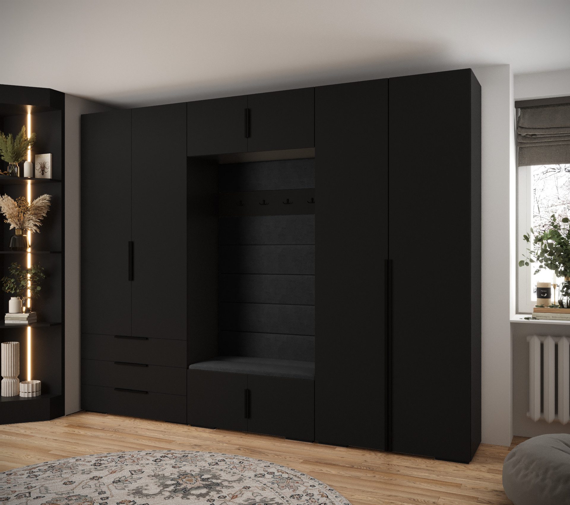 ABIKS MÖBEL Kompaktgarderobe INOVA 1 SATZ günstig online kaufen
