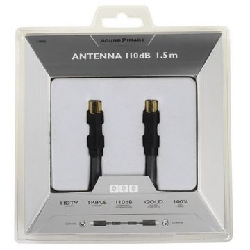 Vivanco Audio- & Video-Kabel, Antennenkabel, (150 cm), vergoldet, 110dB