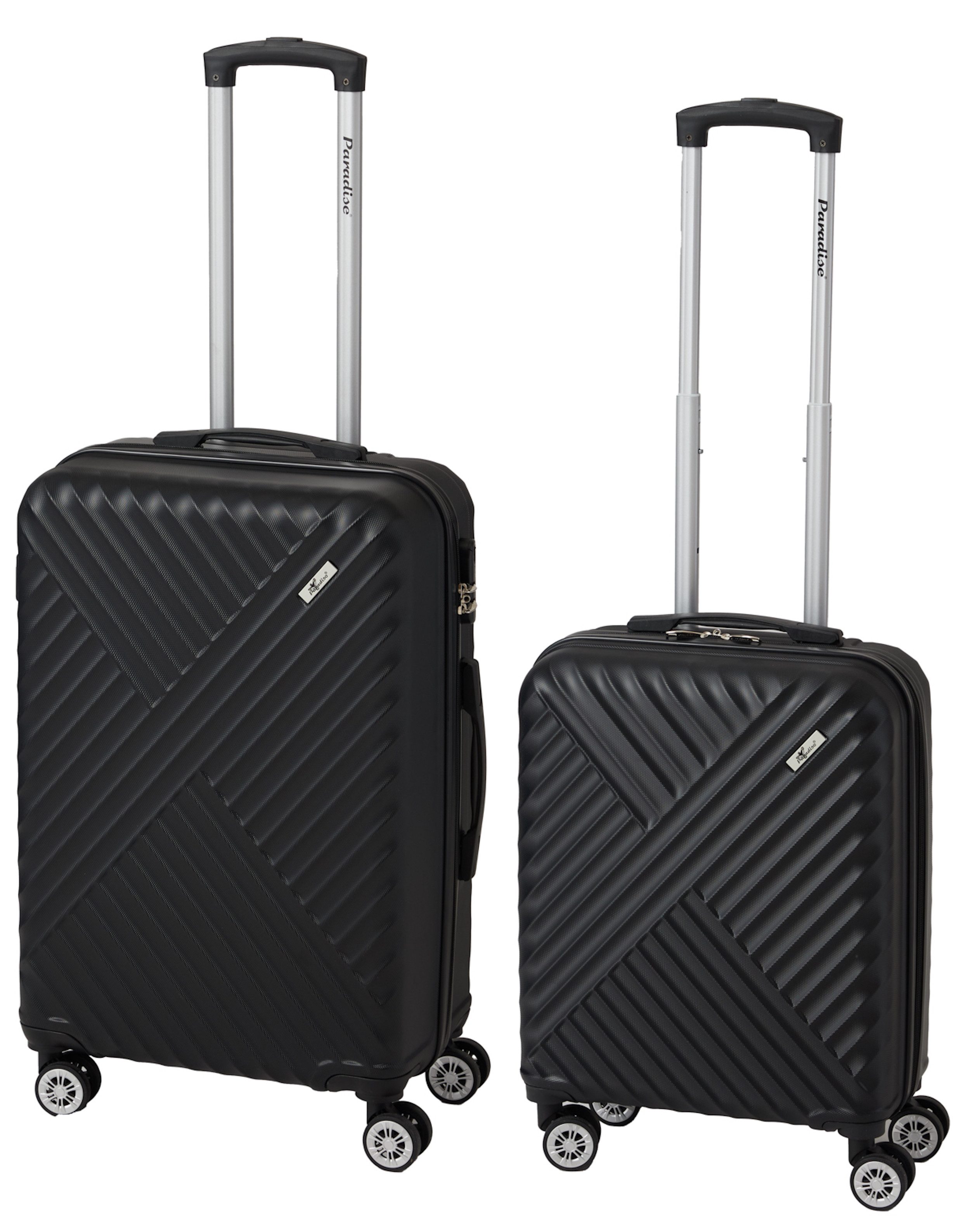 CHECK.IN® Trolleyset - 2-teilig M+S, 61 u. 50 cm schwarz, blau, rot oder silber