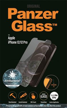 PanzerGlass Apple iPhone 12/12 Pro Antibakt, Displayschutzglas, 1 Stück