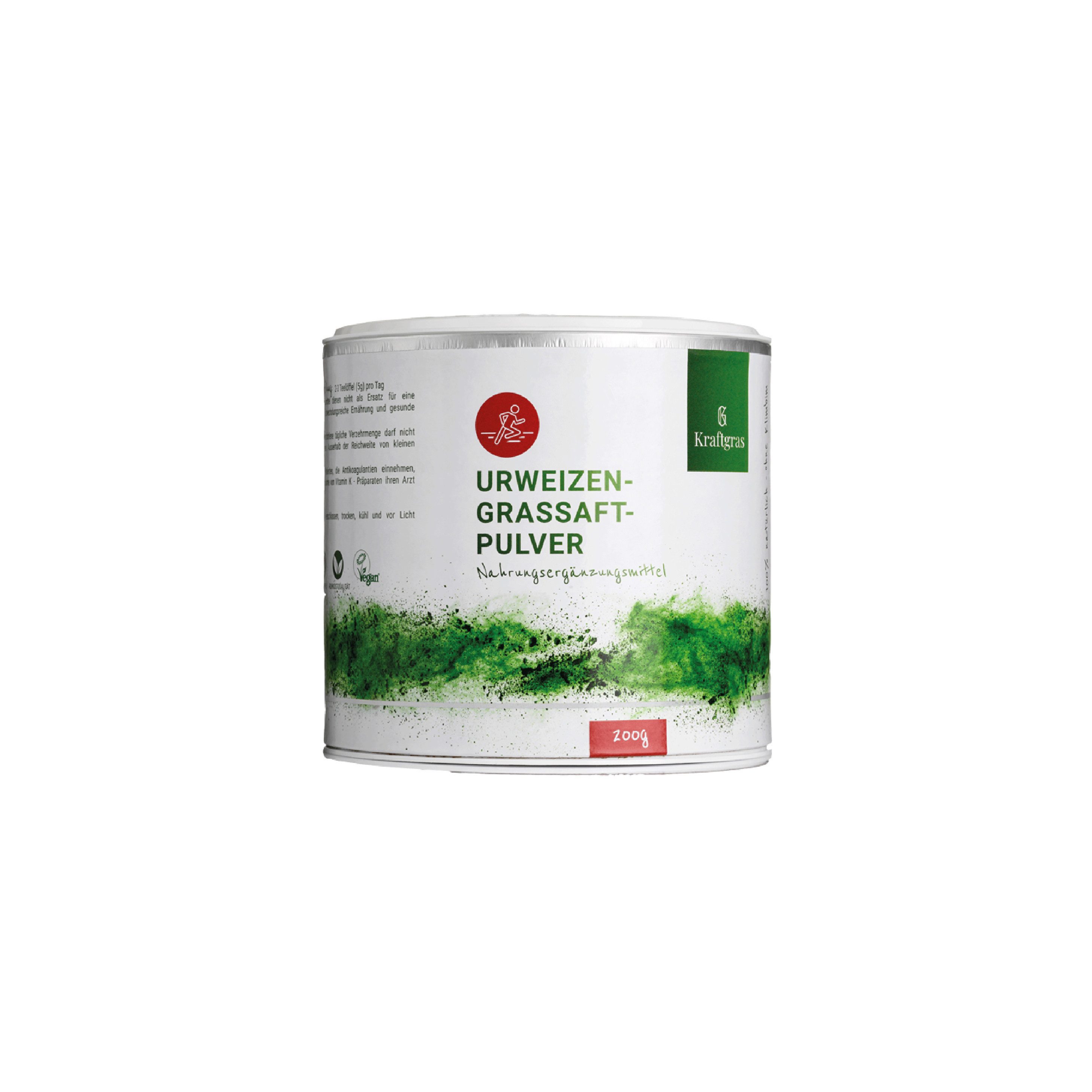 Kraftgras Bio Urweizengras Saftpulver KAMUT® Khorasan Pulver, 200 g