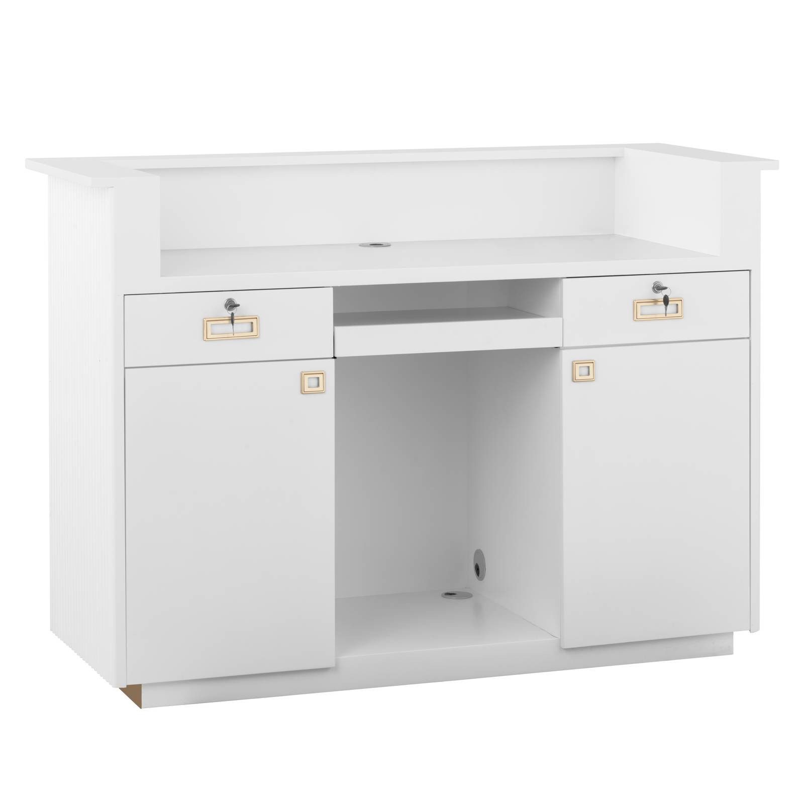 Physa Empfangstheke Rezeptionstheke beleuchtet abschließbar 2 Schubladen un günstig online kaufen