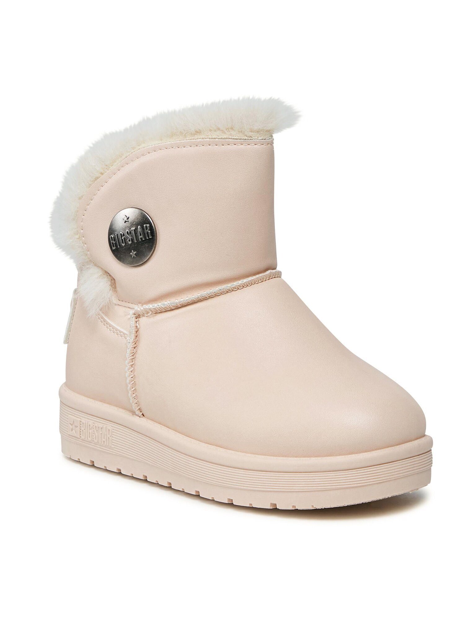 BIG STAR Schneeschuhe MM374084 Beige 801 Schnürschuh