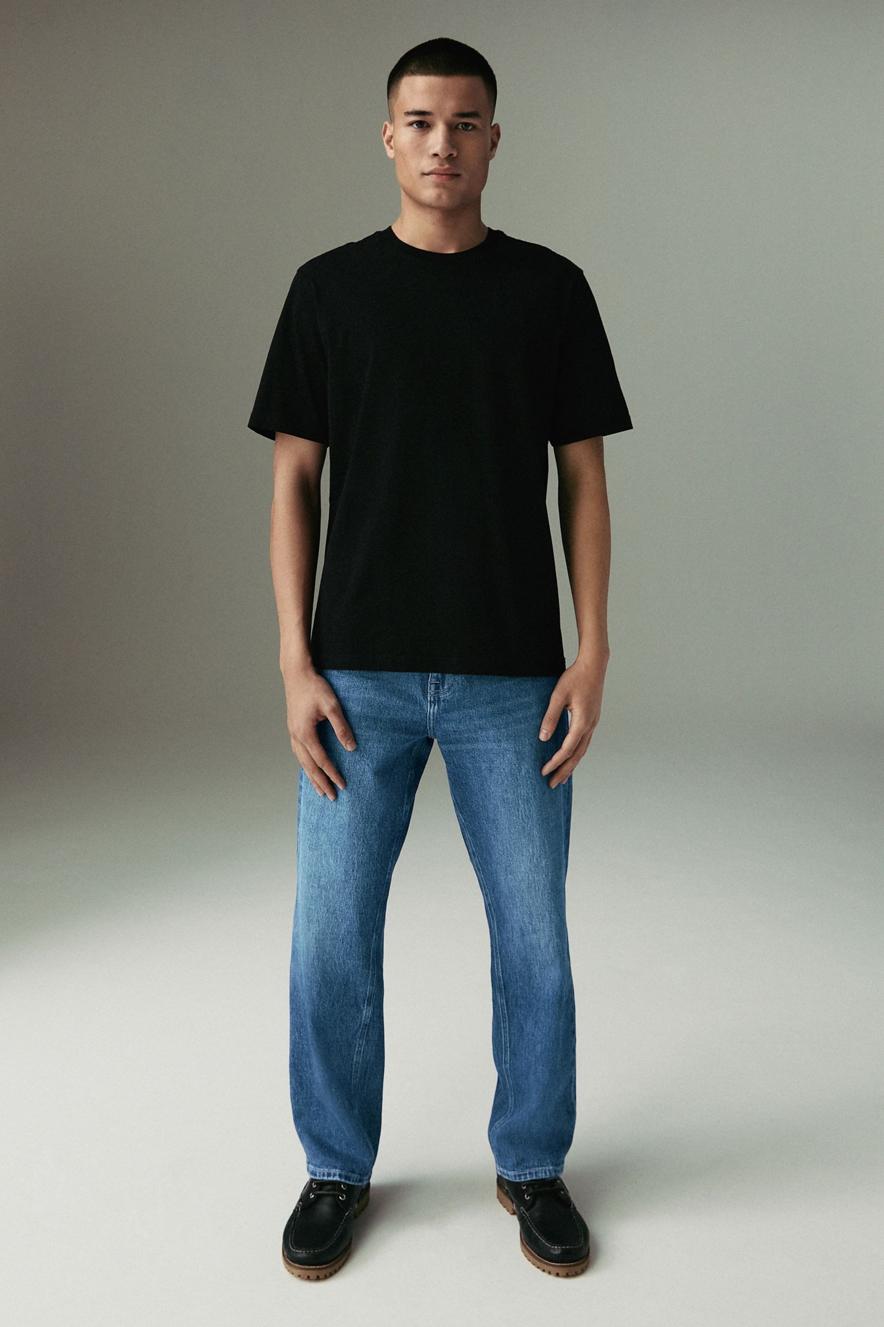 Next Straight-Jeans Authentic Straight Fit Stretchjeans, günstig online kaufen