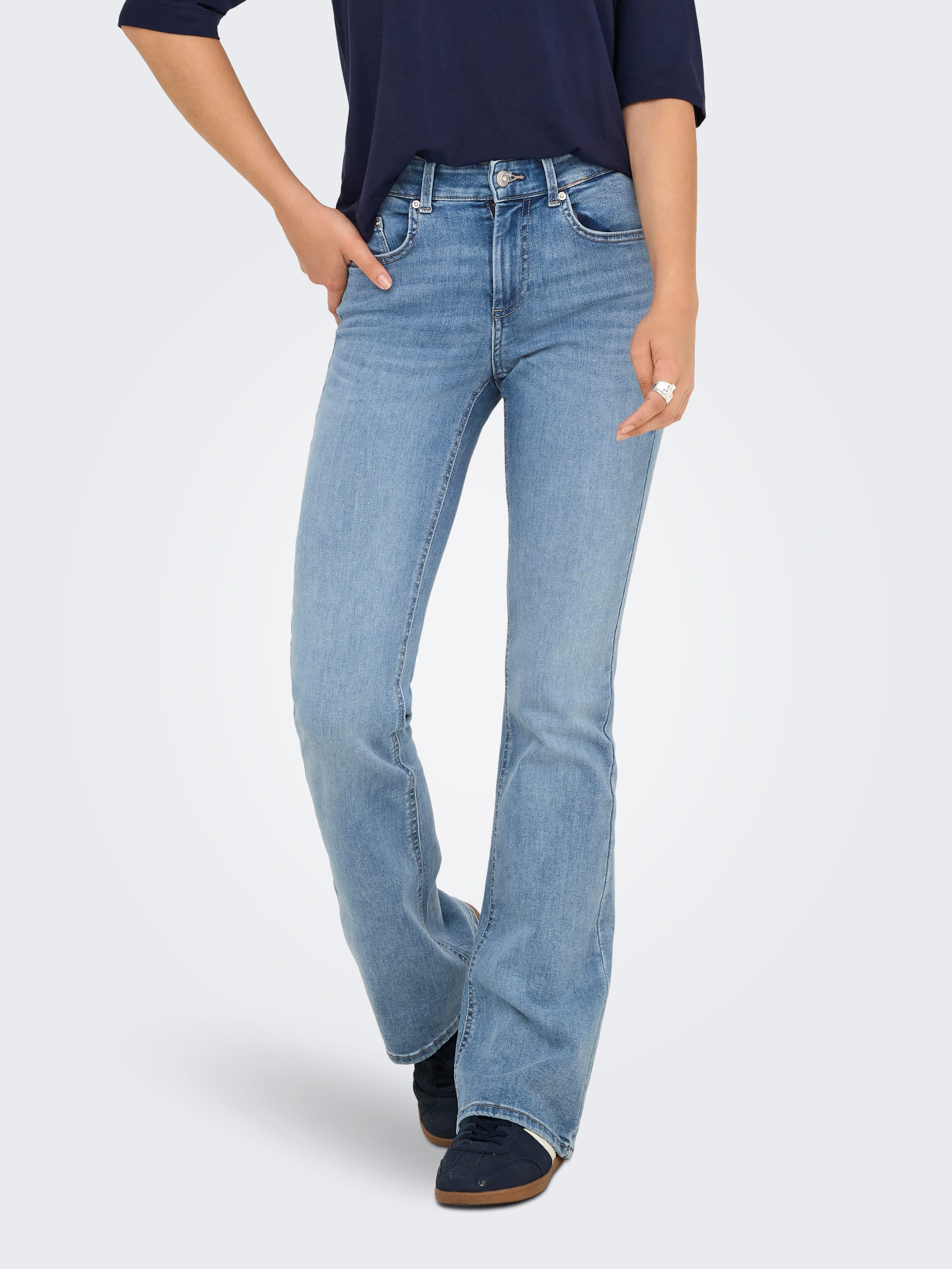ONLY Bootcut-Jeans ONLBLUSH MID WAIST FLARED DNM günstig online kaufen