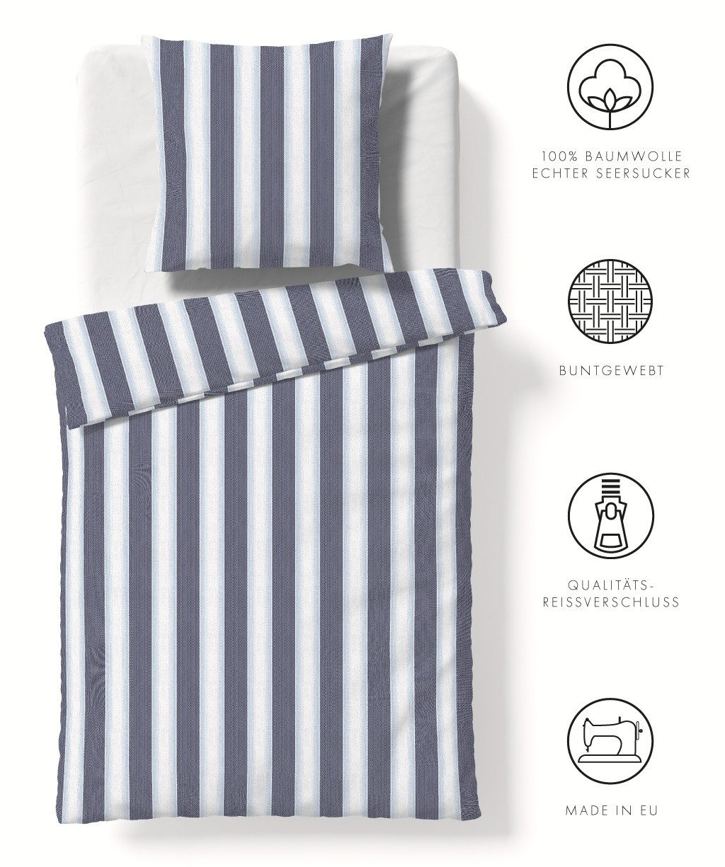 fleuresse Bettwäsche Rio, Seersucker, Seersucker 100% günstig online kaufen