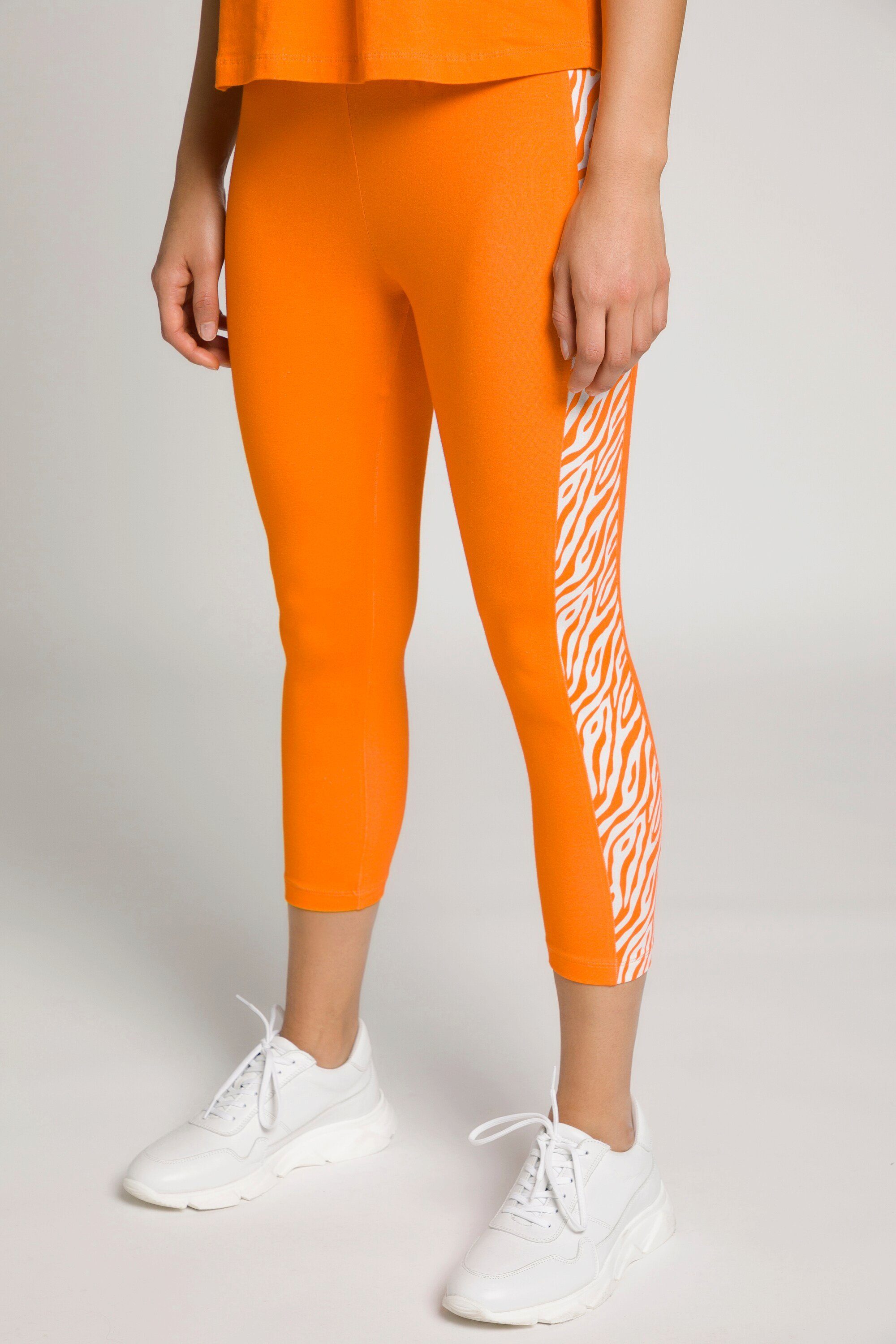 Laura Einsätze Funktionshose Elastikbund Zebra 7/8-Leggings Gina