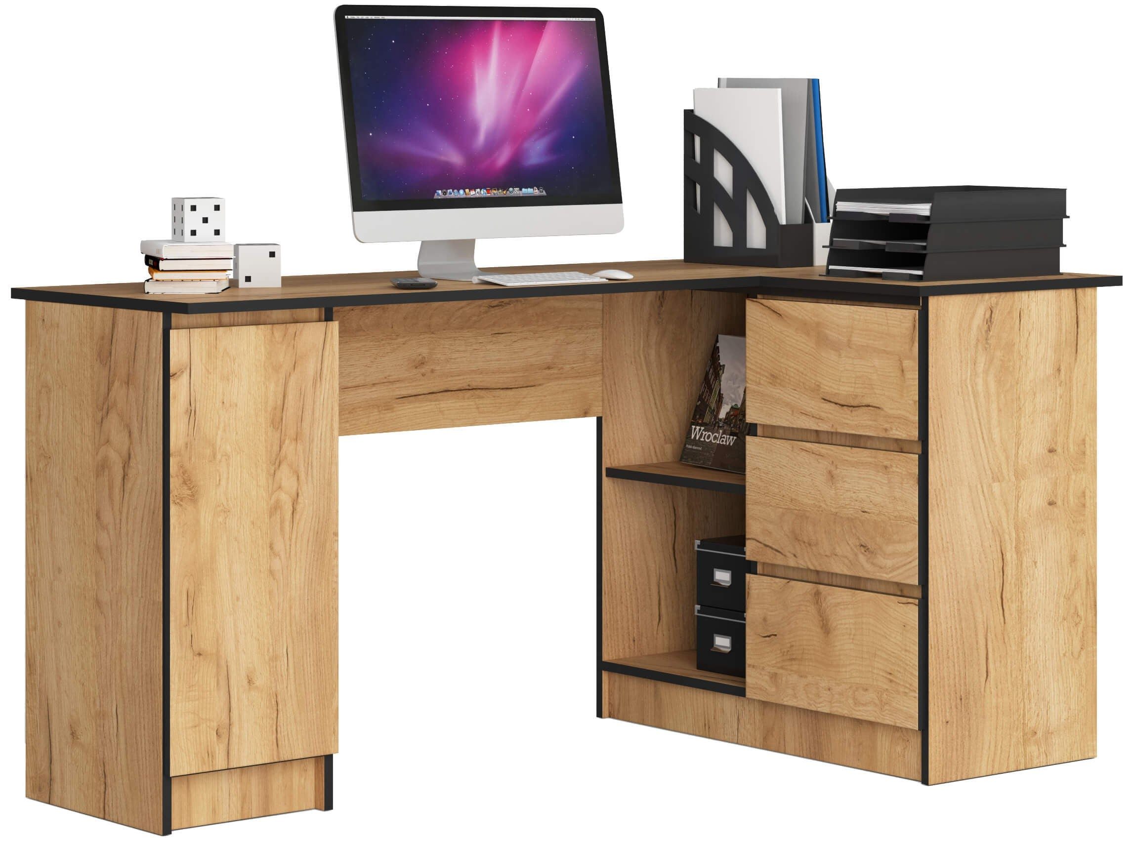 Raumhirsch Furniture Schreibtisch modern - Bürotisch mit Funktionalität & Stil - Home-Office Tisch, Hochwertige Verarbeitung, kratzfest, Selbstmontage