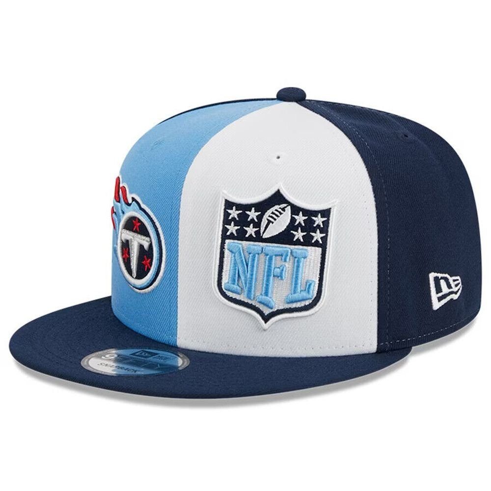 New Era Snapback Cap NFL TENNESSEE TITANS Official 2023 Sideline 9FIFTY Snapback Game Cap