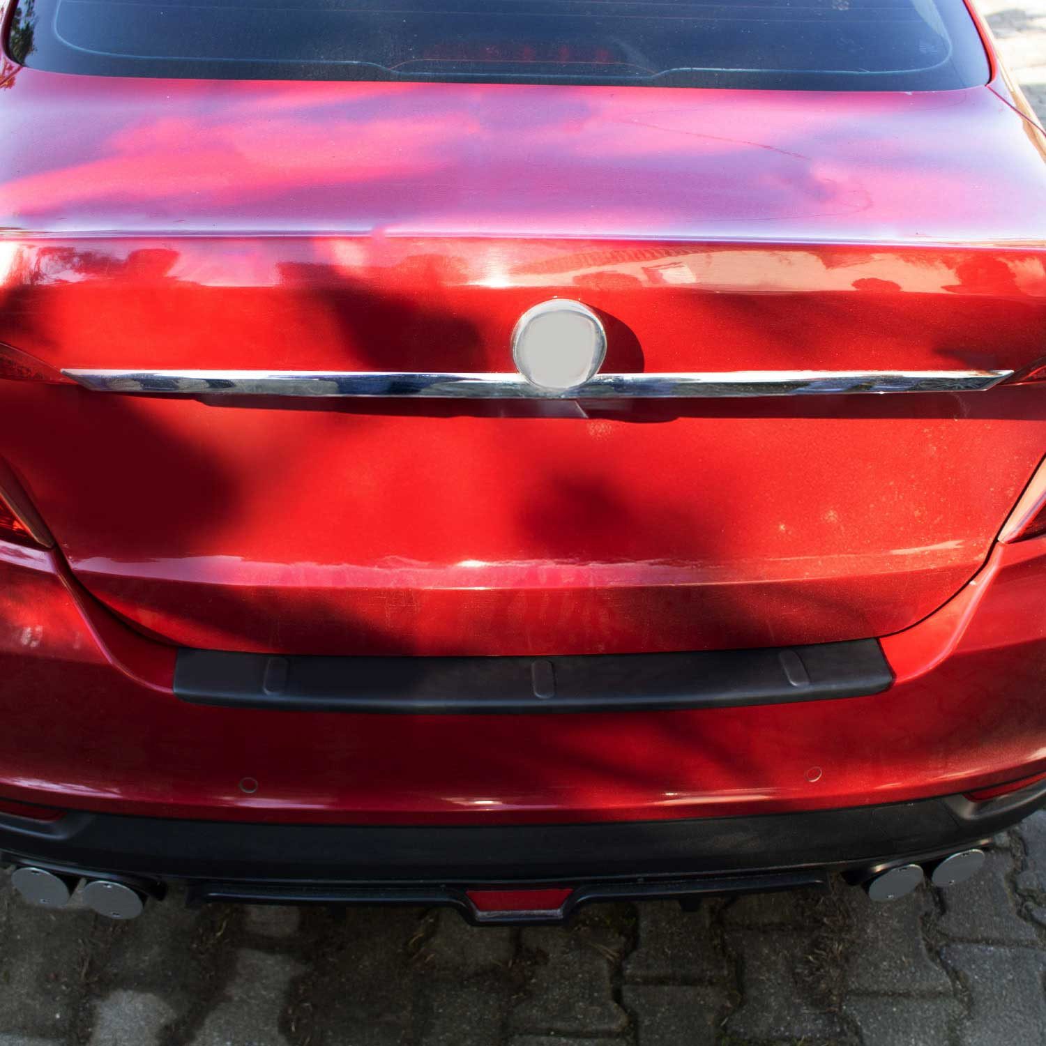 OMAC Ladekantenschutz für Fiat Tipo Stufenheck 2015-2023 Matt ABS Schwarz, Zubehör für Fiat Tipo Stufenheck 2015-2023, Langlebig,Einfache Reinigung,Einfache Installation,Rostbeständig