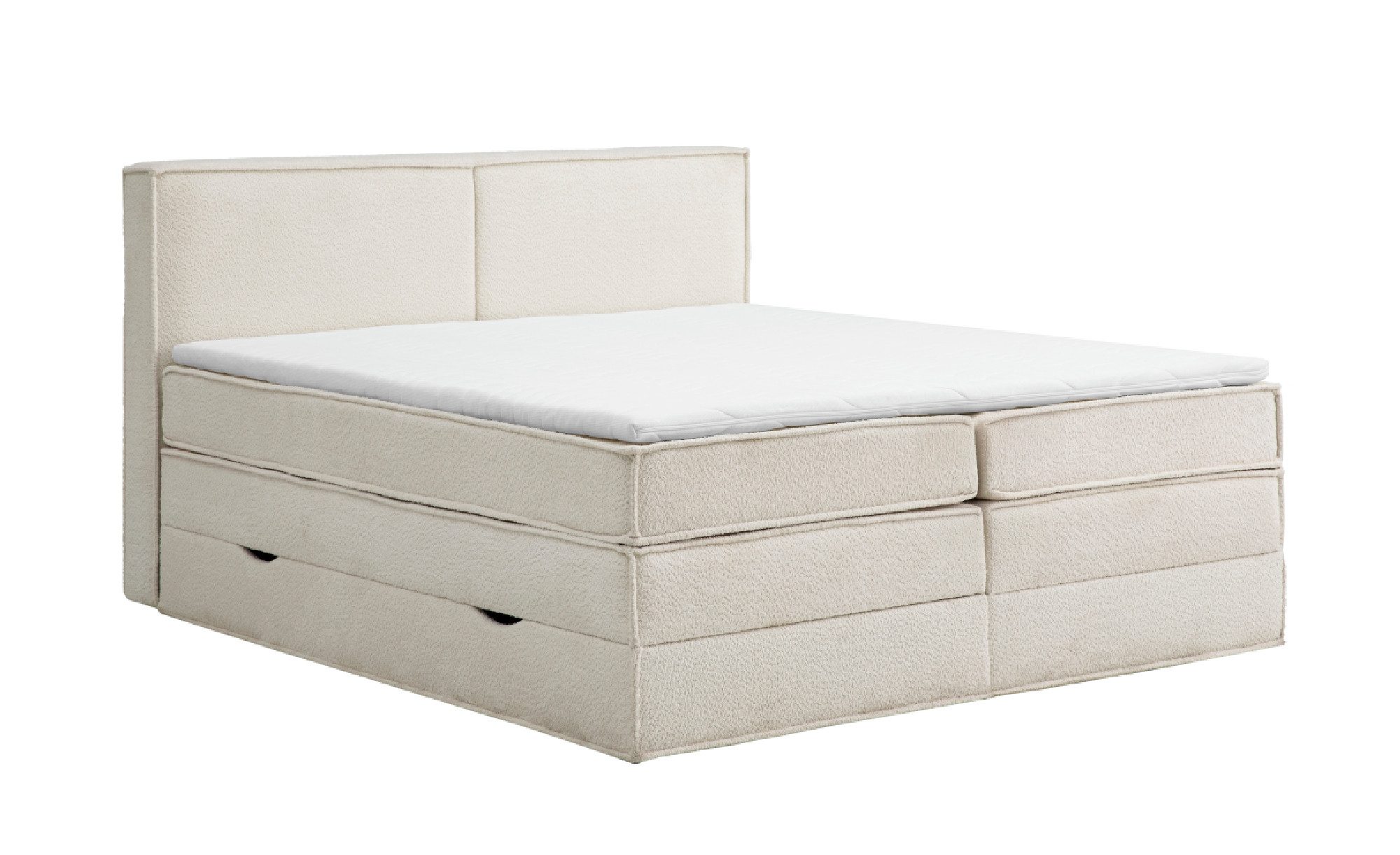 interbed Boxspringbett Delft (140x200 cm, inkl. Bettkasten/Anthrazit), erhältlich von 120x200 cm bis 200x200 cm