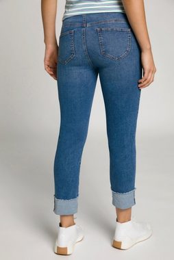Gina Laura Regular-fit-Jeans 7/8-Jeans Tina Fransensaum