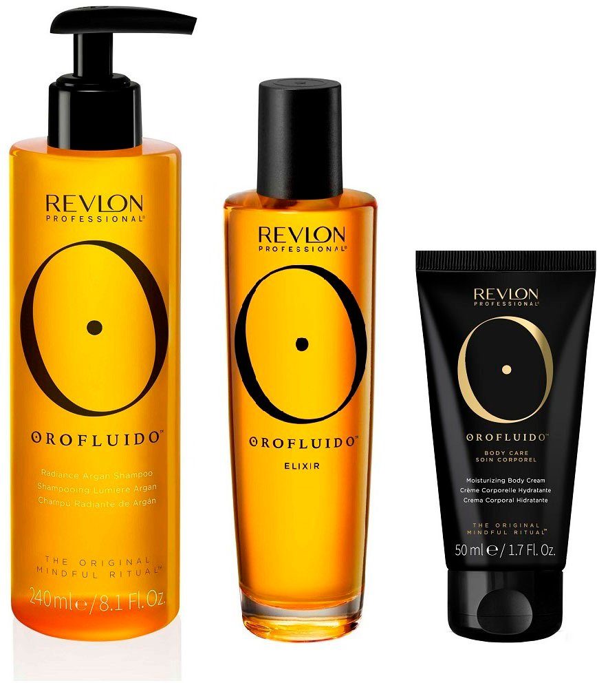 REVLON PROFESSIONAL Haarpflege-Set Orofluido The Wellness Set Hair & Body,  Set, 3-tlg., Vegan & Limited Edition