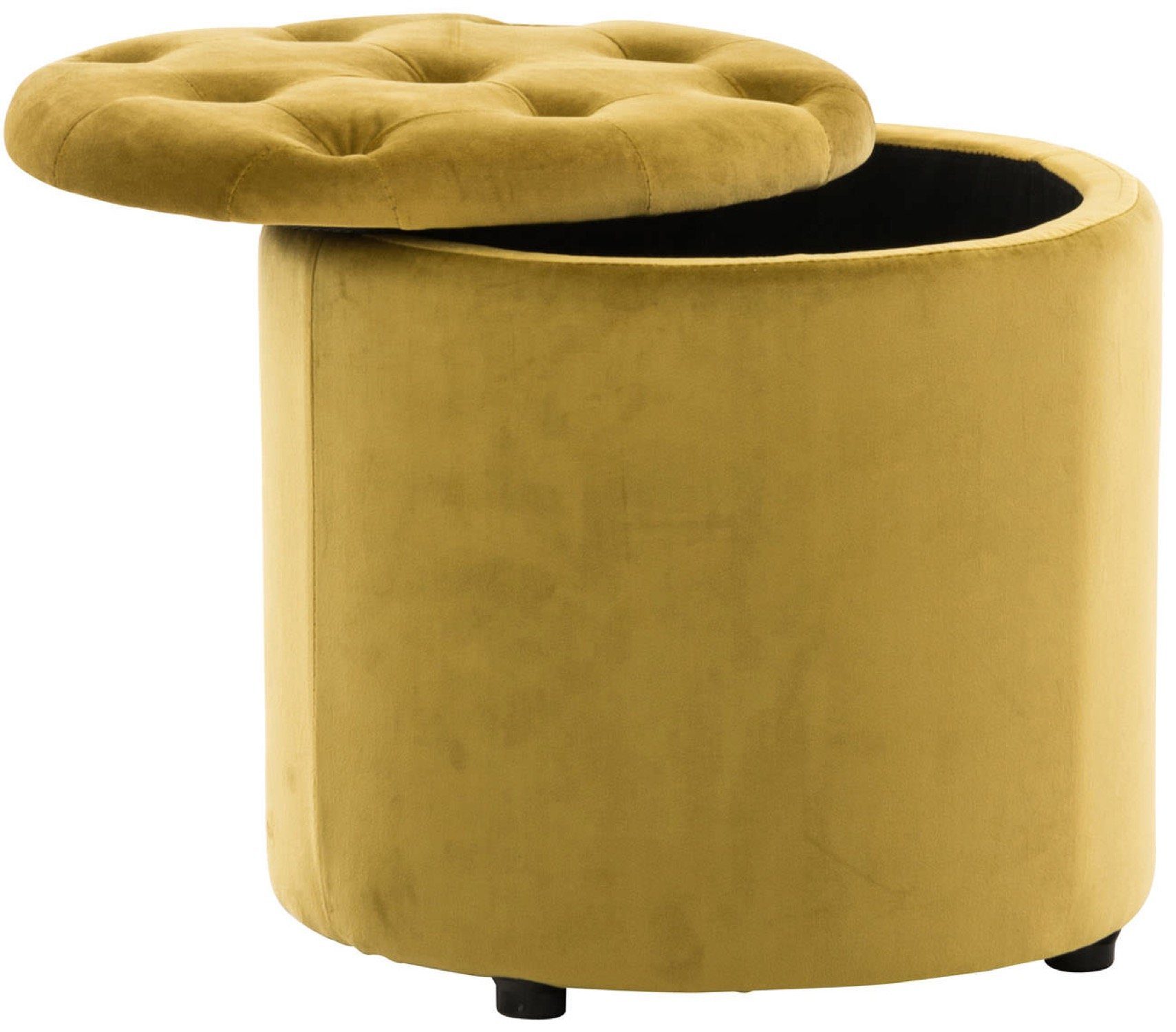 TPFLiving Sitzhocker Paris - Stylischer Samthocker günstig online kaufen