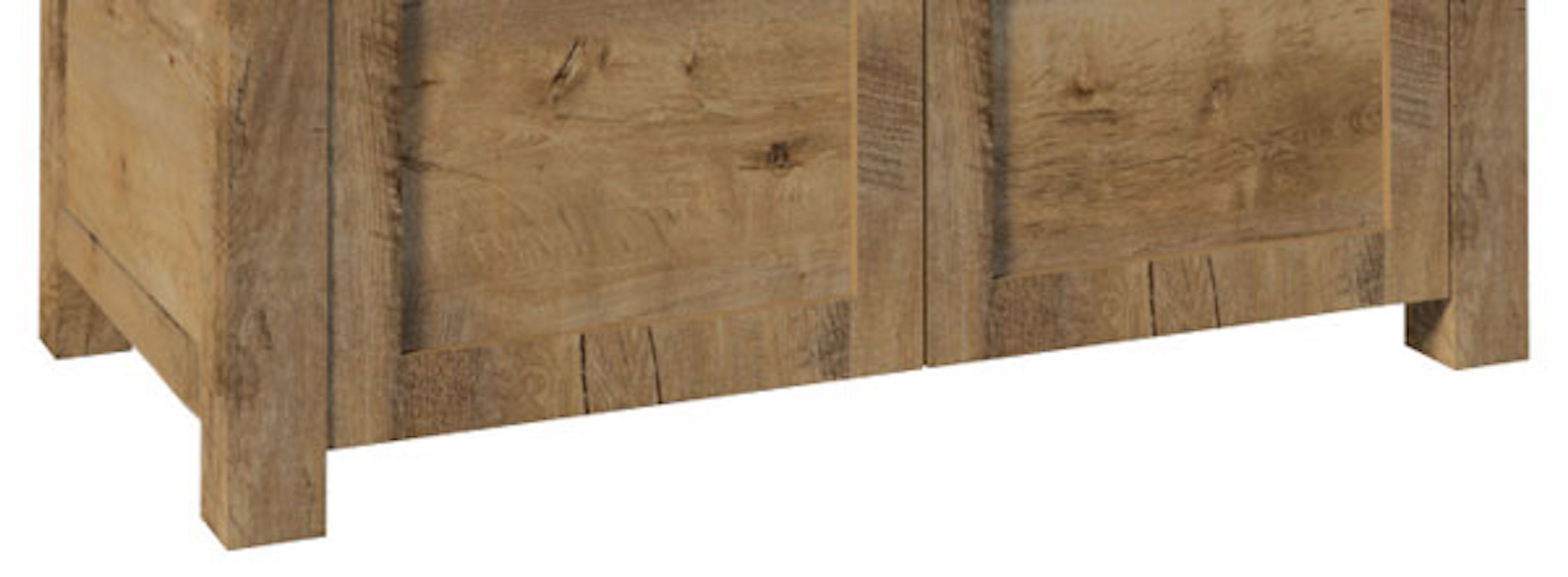 Feldmann-Wohnen Drehtürenschrank Nevada (1-St) 100cm eiche lefkas