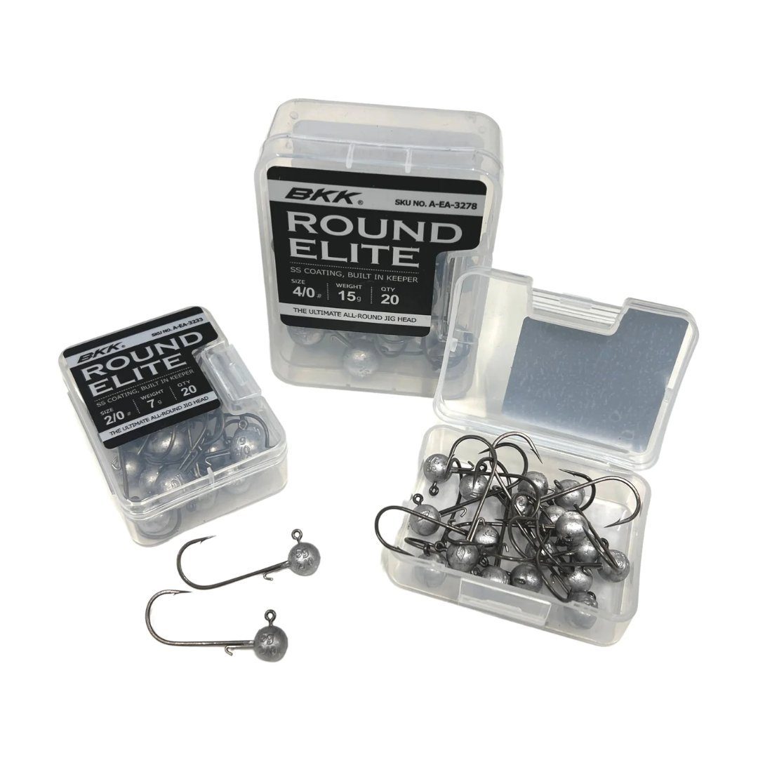 BKK Jighaken, BKK Round Elite-Classic Bait Keeper Big Pack 20Stk. 5,0g 3/0# Jigkopf